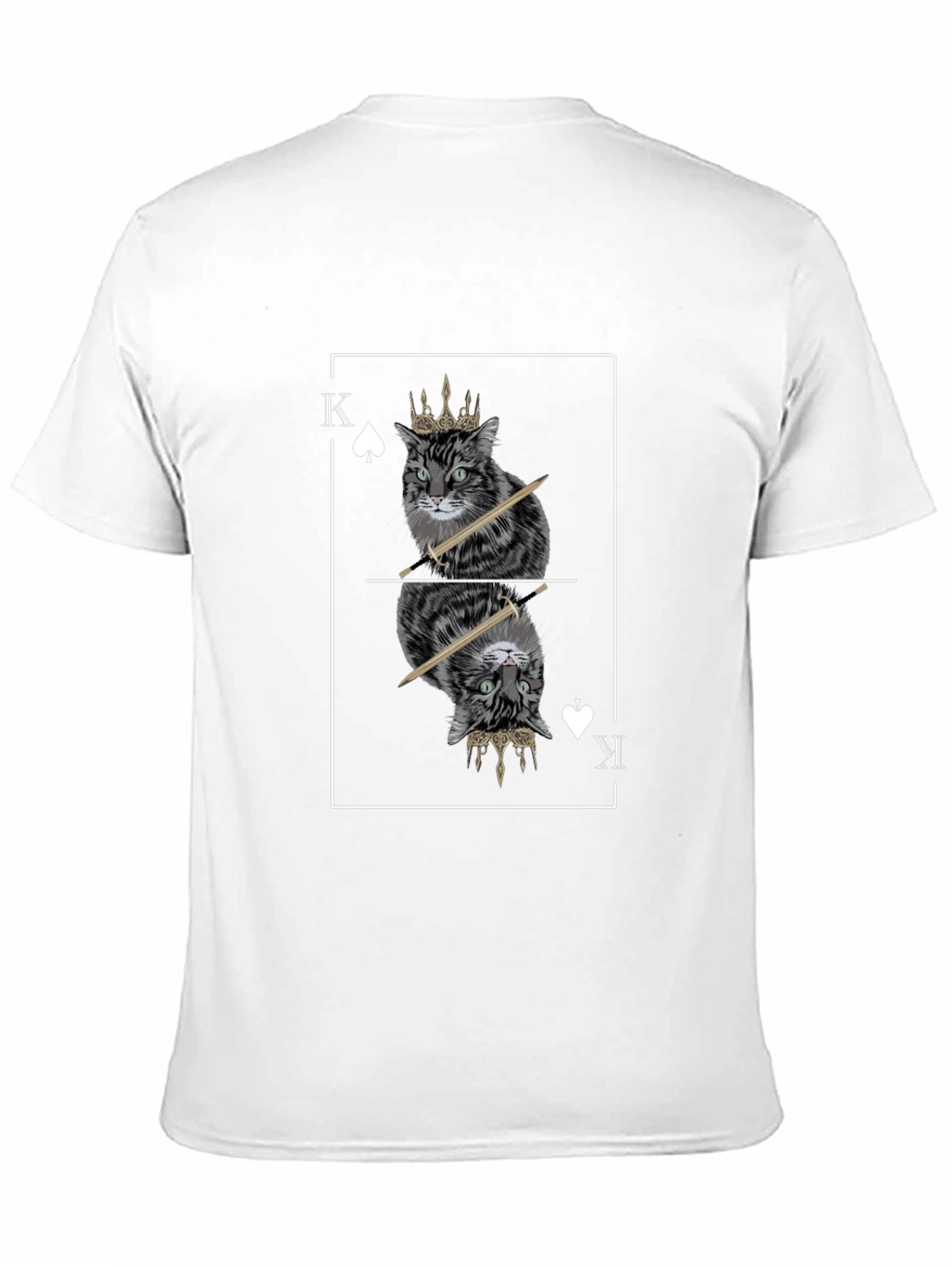 King Cat T-Shirt - Unique Graphic Tee