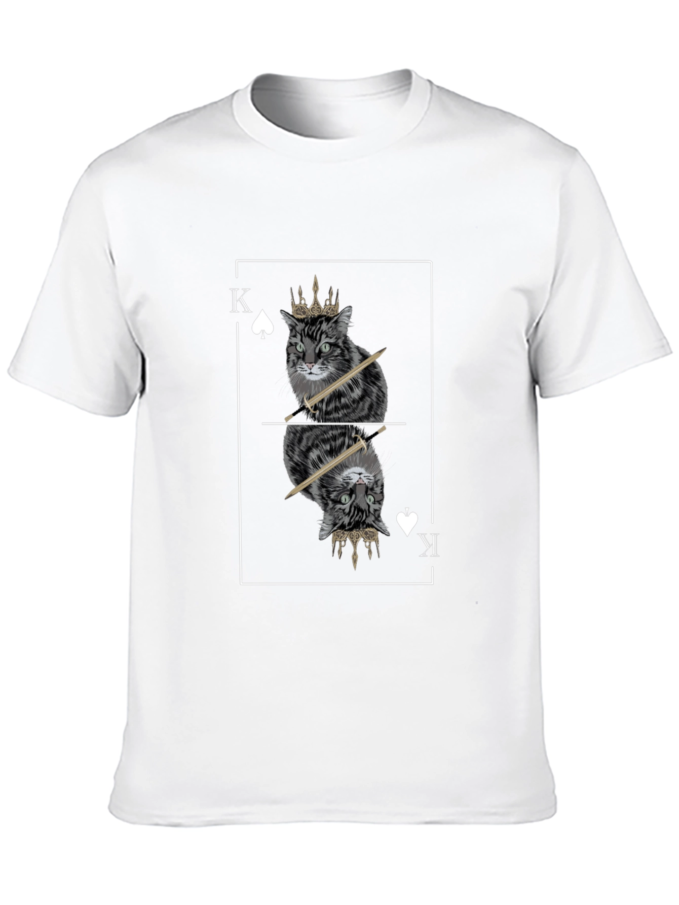 King Cat T-Shirt - Unique Graphic Tee