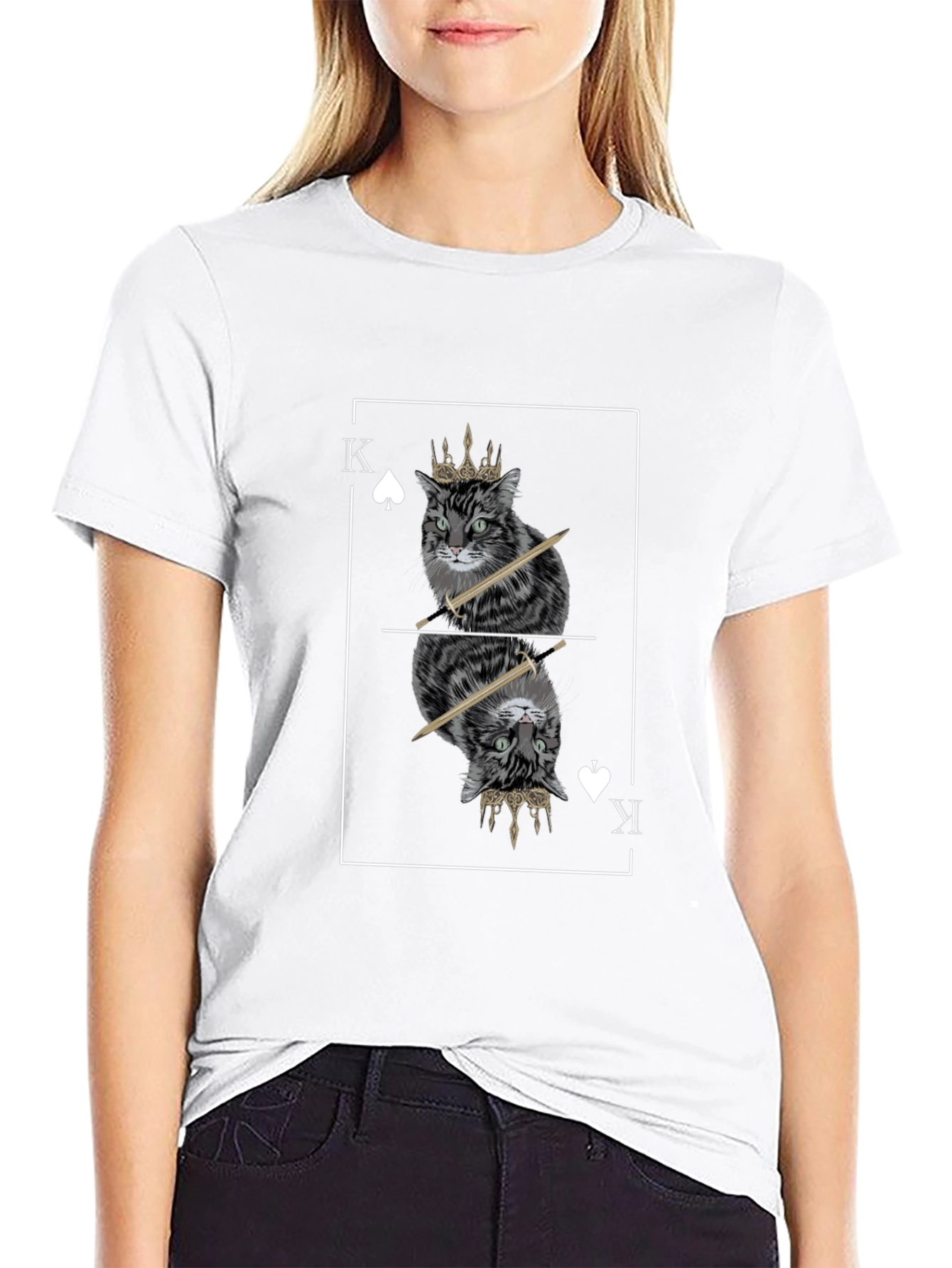 King Cat T-Shirt - Unique Graphic Tee
