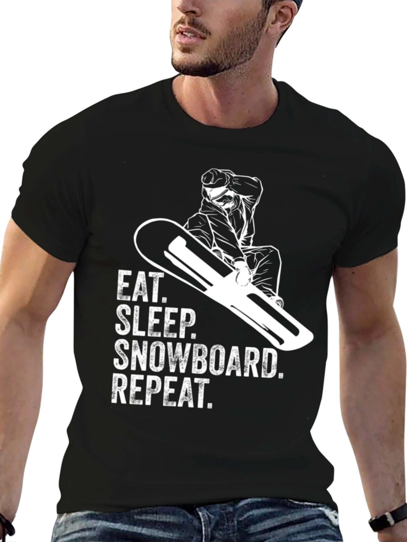 Eat Sleep Snowboard Repeat T-Shirt