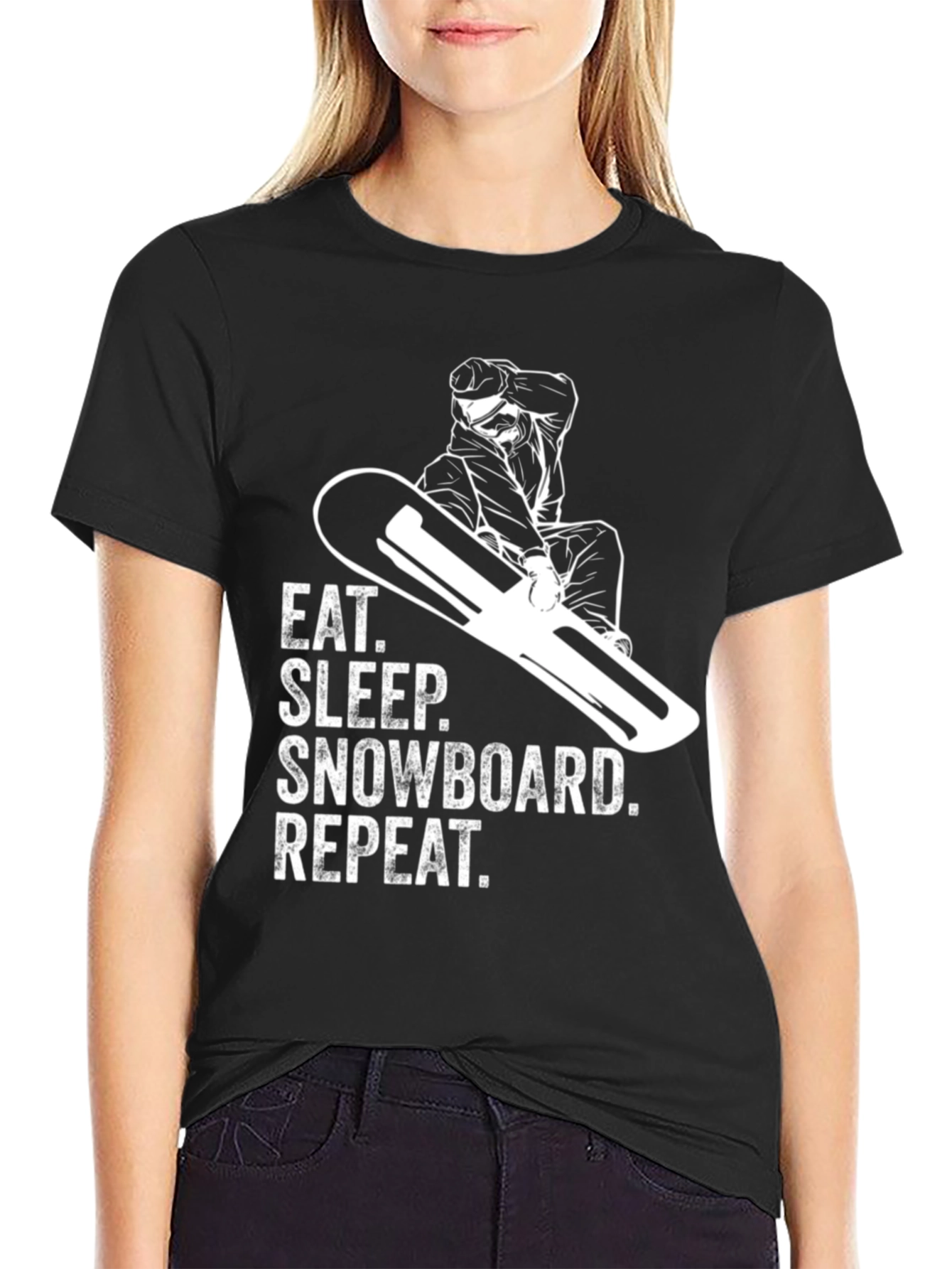 Eat Sleep Snowboard Repeat T-Shirt