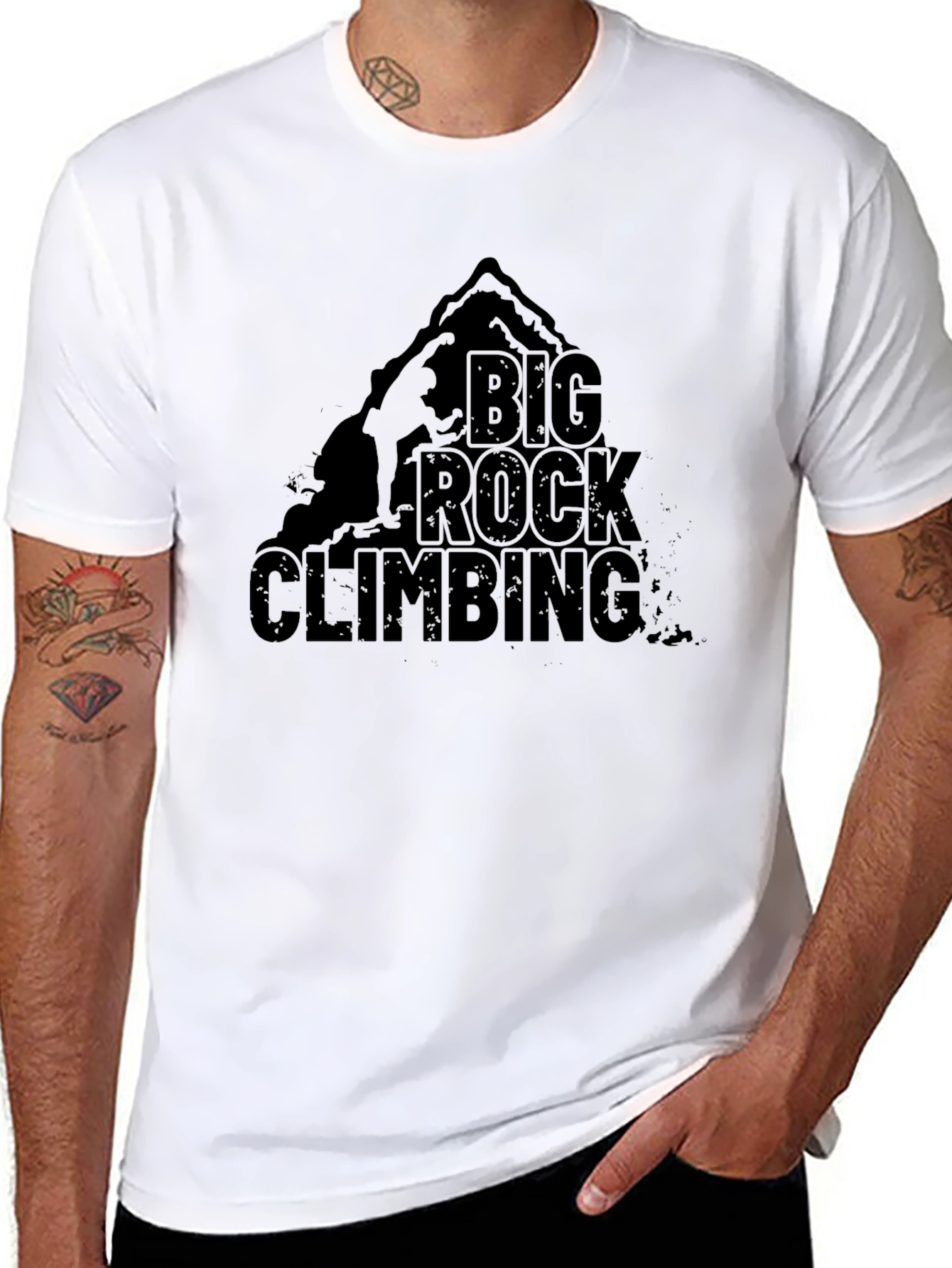 Big Rock Climbing T-Shirt - Mountain Adventure Tee