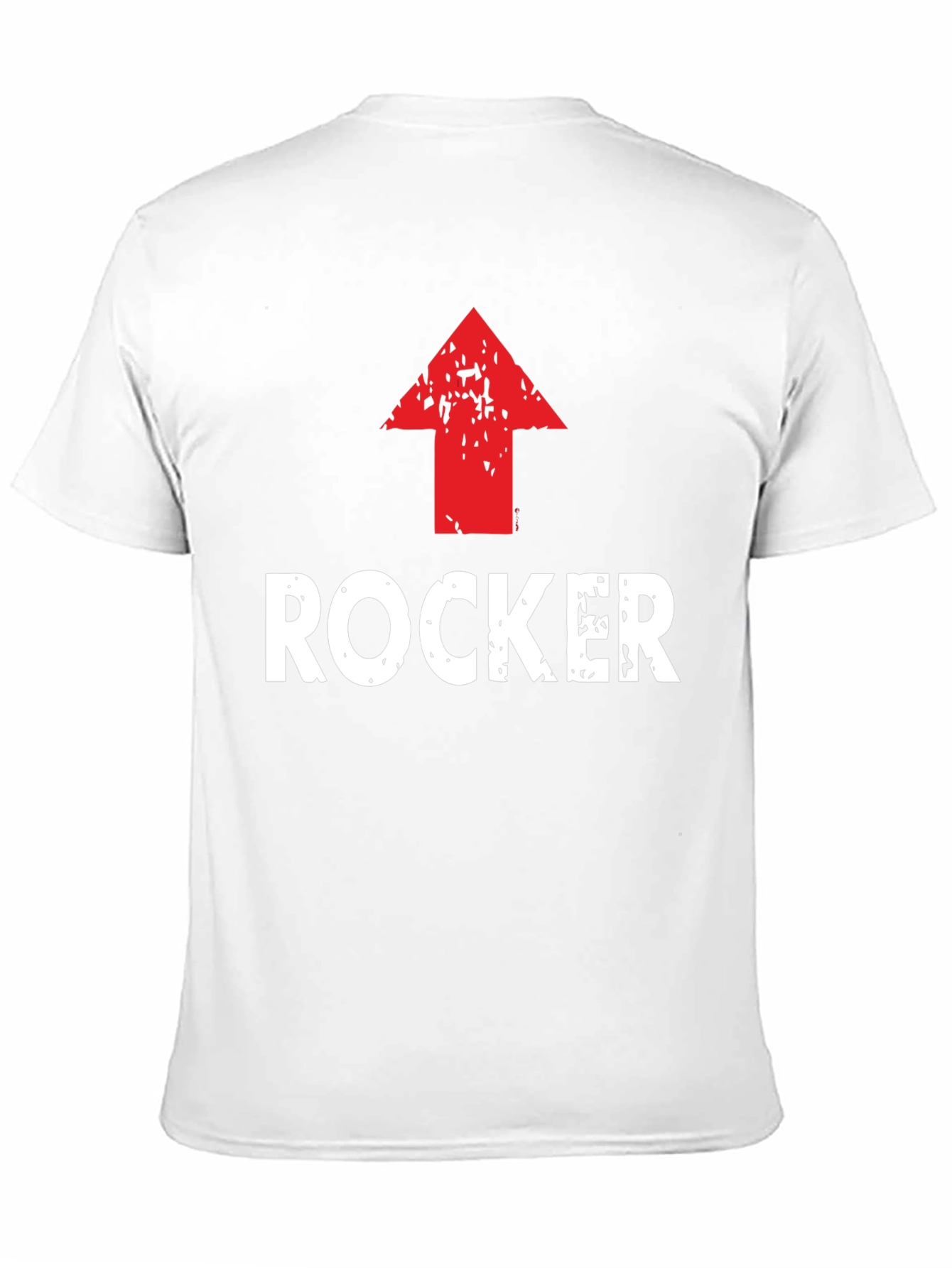 Rocker Up Arrow Graphic Black T-Shirt