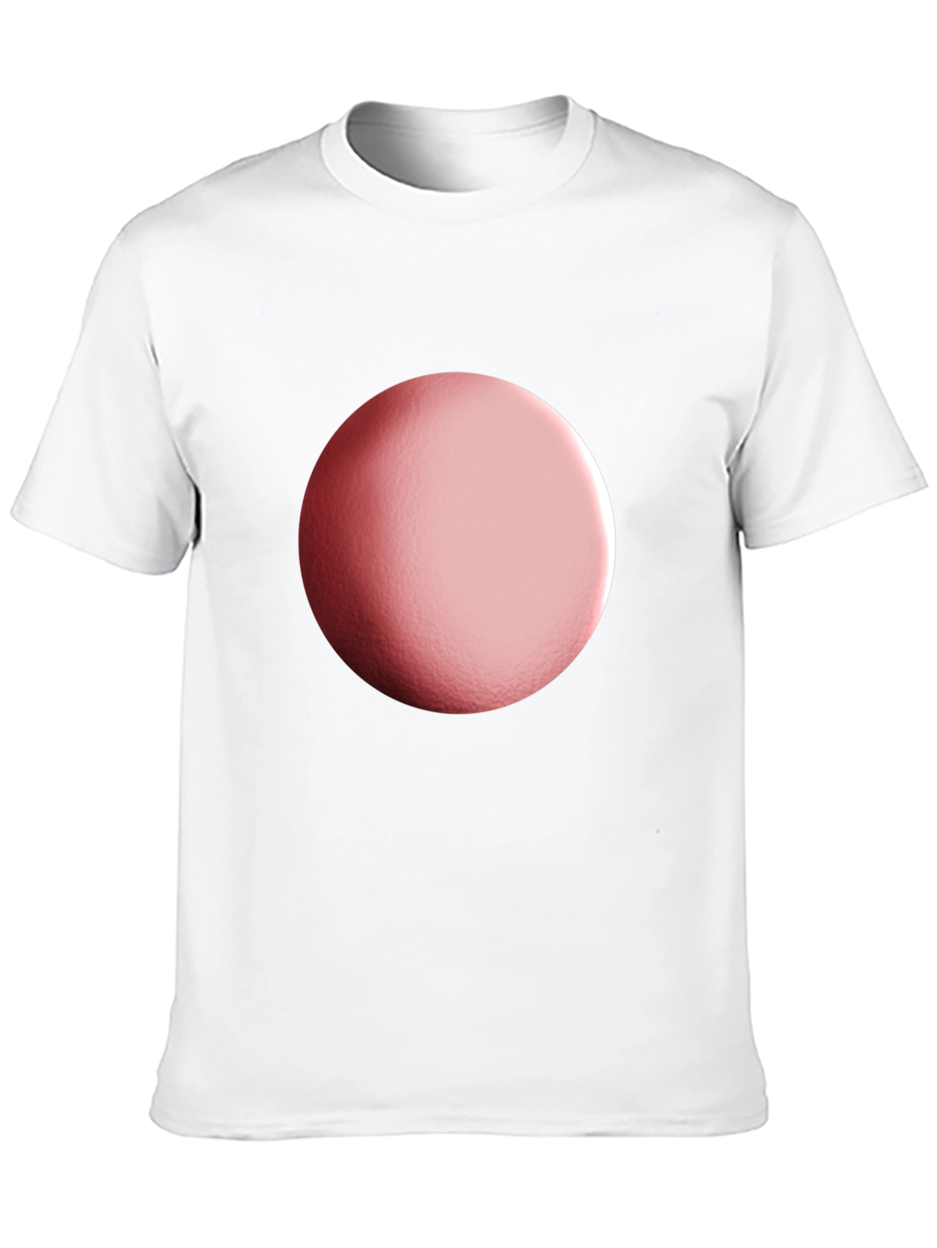 Black T-Shirt with Gradient Sphere Design