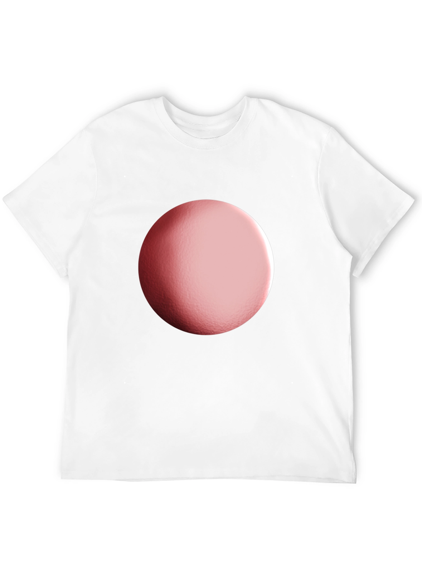 Black T-Shirt with Gradient Sphere Design