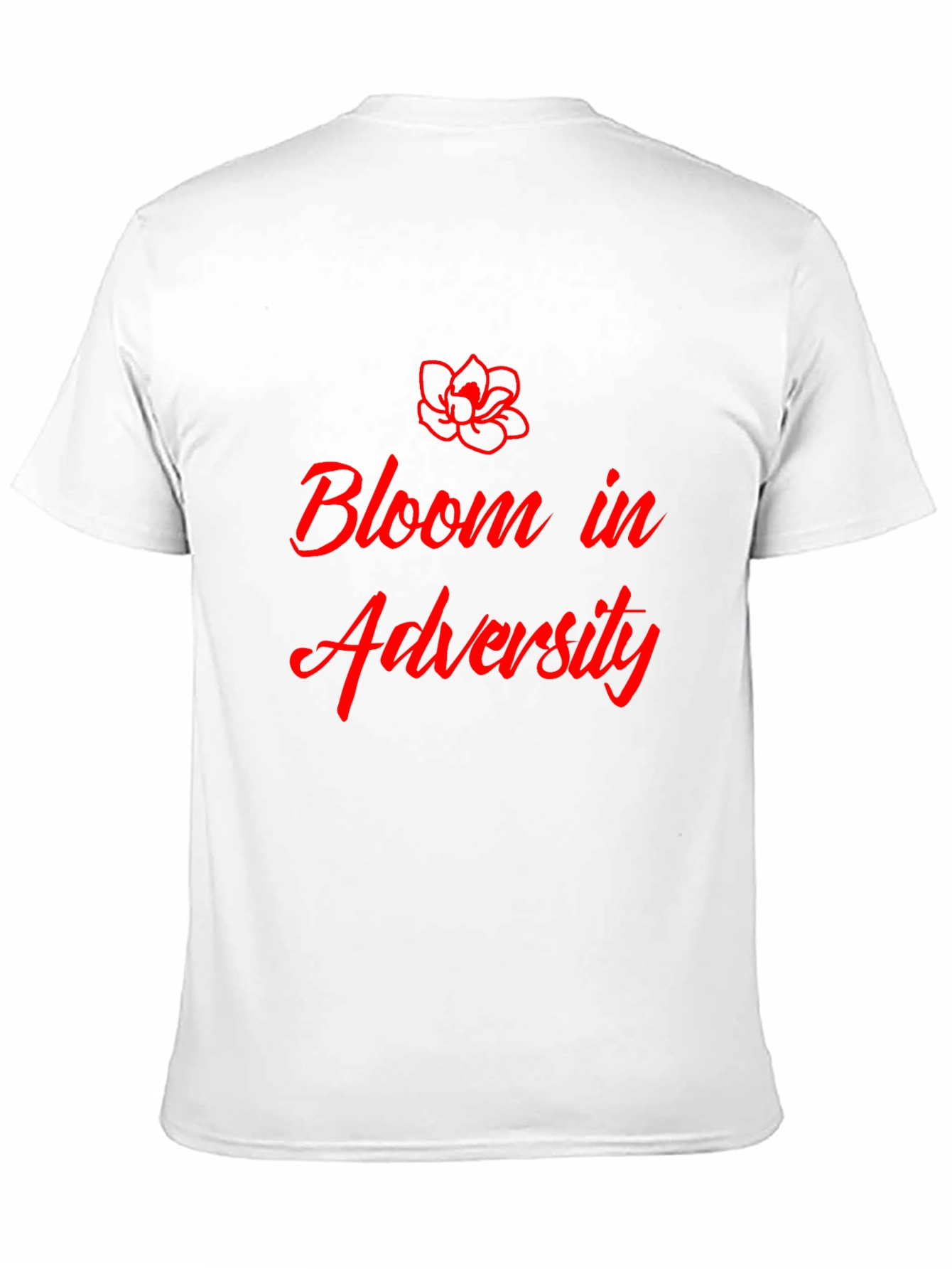 Bloom in Adversity Graphic Tee - Stylish and Inspiring