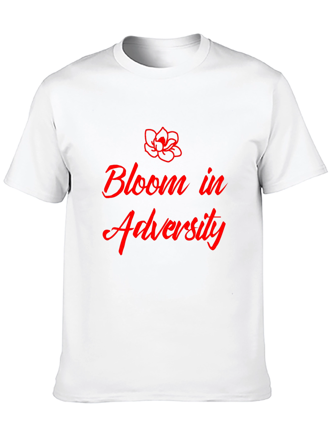 Bloom in Adversity Graphic Tee - Stylish and Inspiring