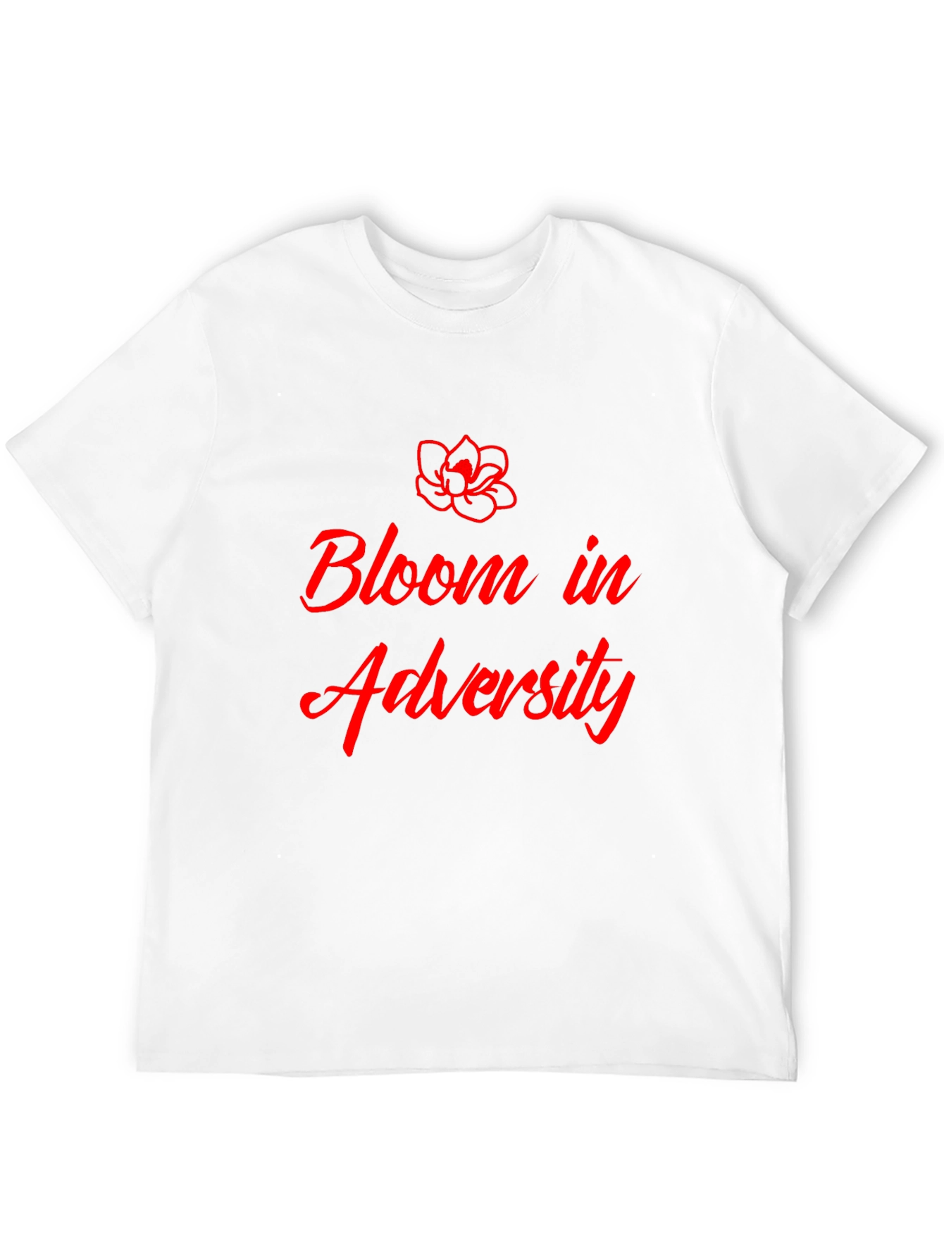 Bloom in Adversity Graphic Tee - Stylish and Inspiring