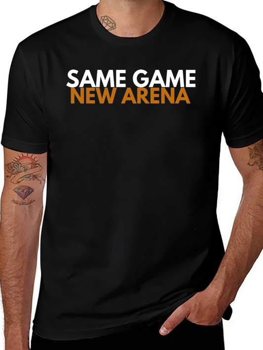 Same Game New Arena Black Graphic Tee