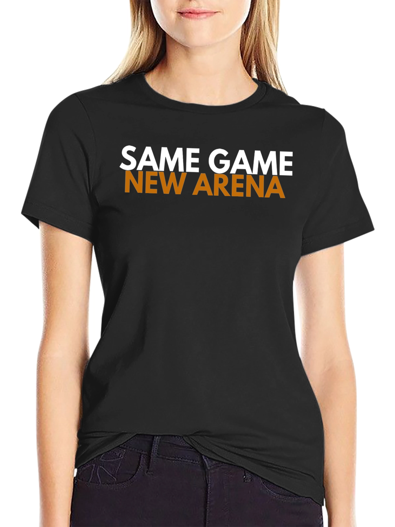Same Game New Arena Black Graphic Tee