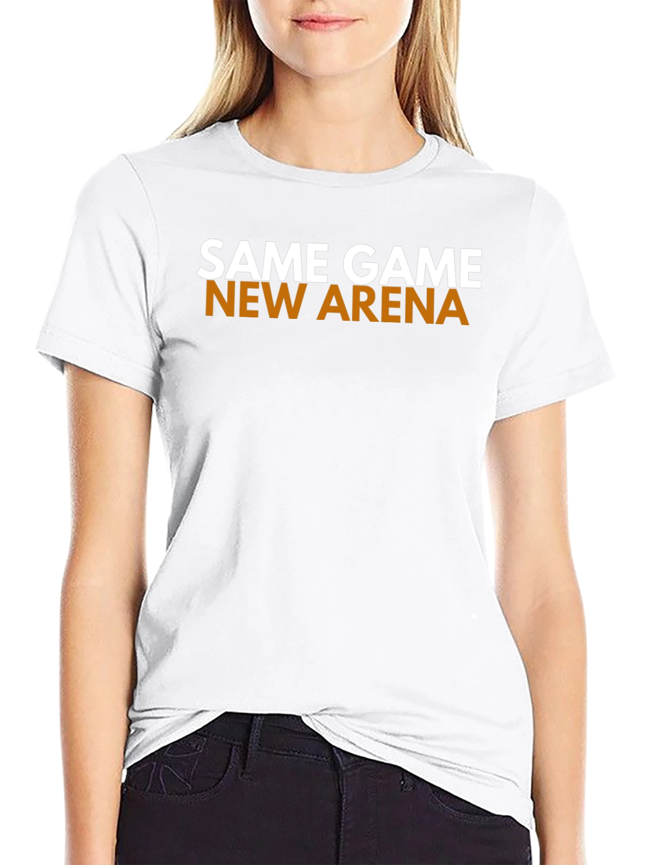 Same Game New Arena Black Graphic Tee