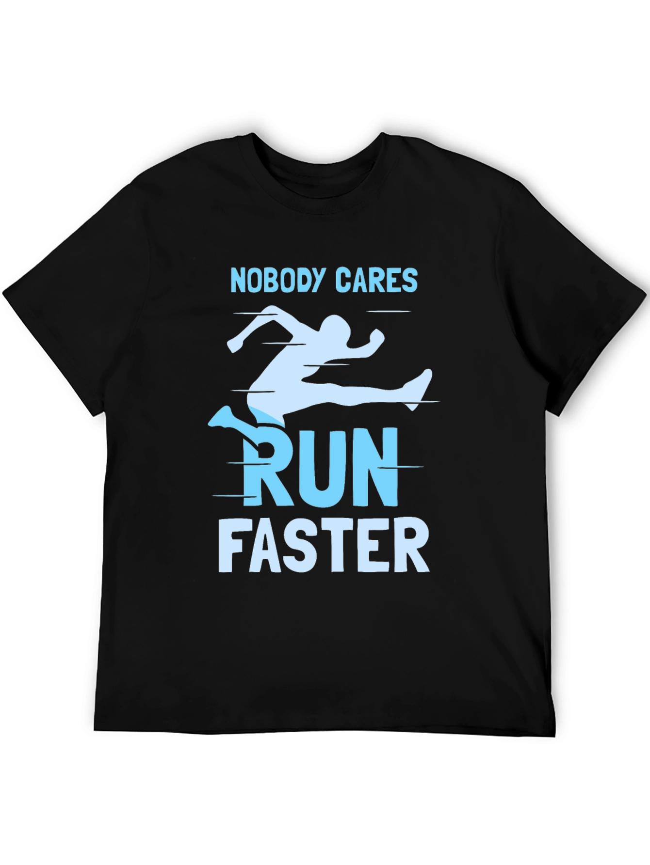 Run Faster Graphic Tee - Black