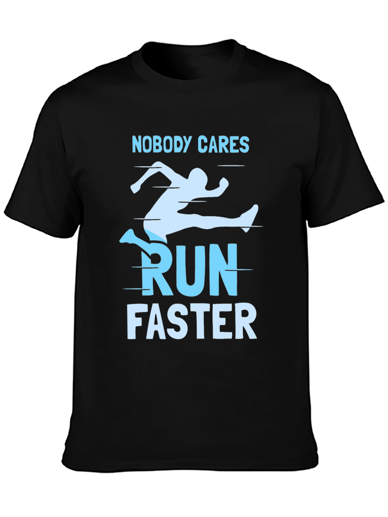 Run Faster Graphic Tee - Black