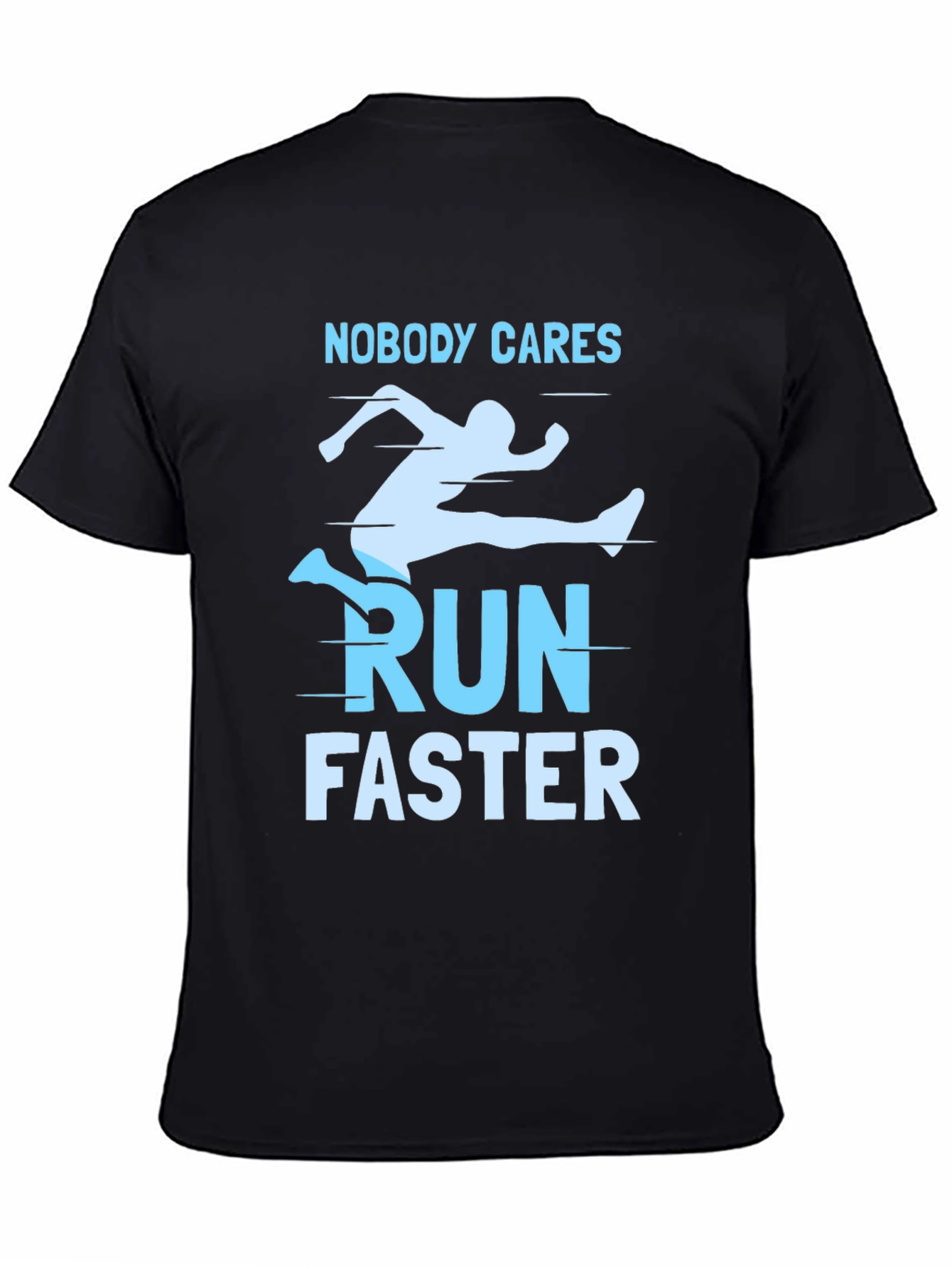 Run Faster Graphic Tee - Black