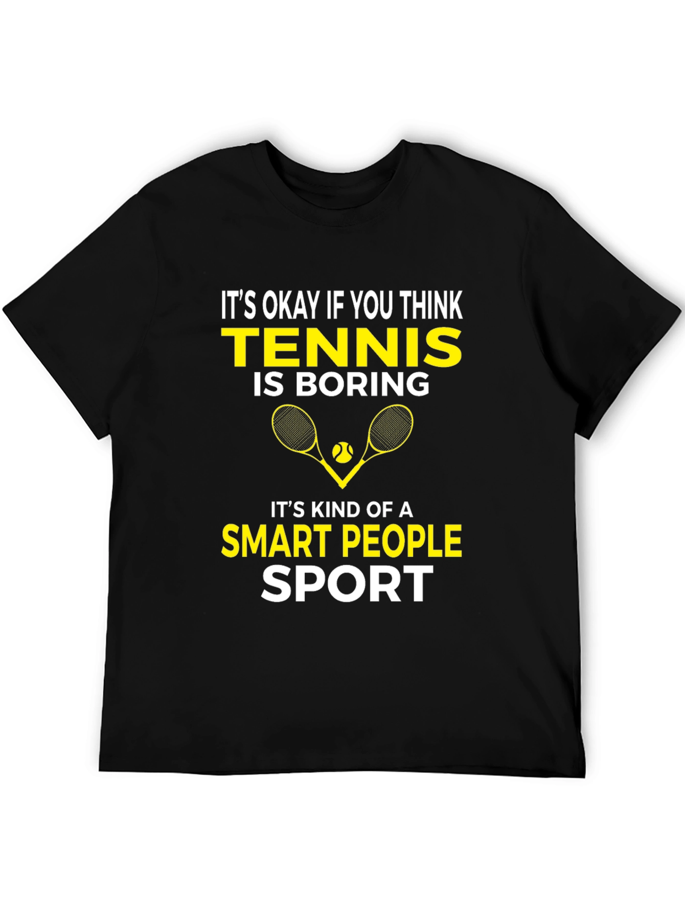 Tennis Smart People Sport Graphic T-Shirt