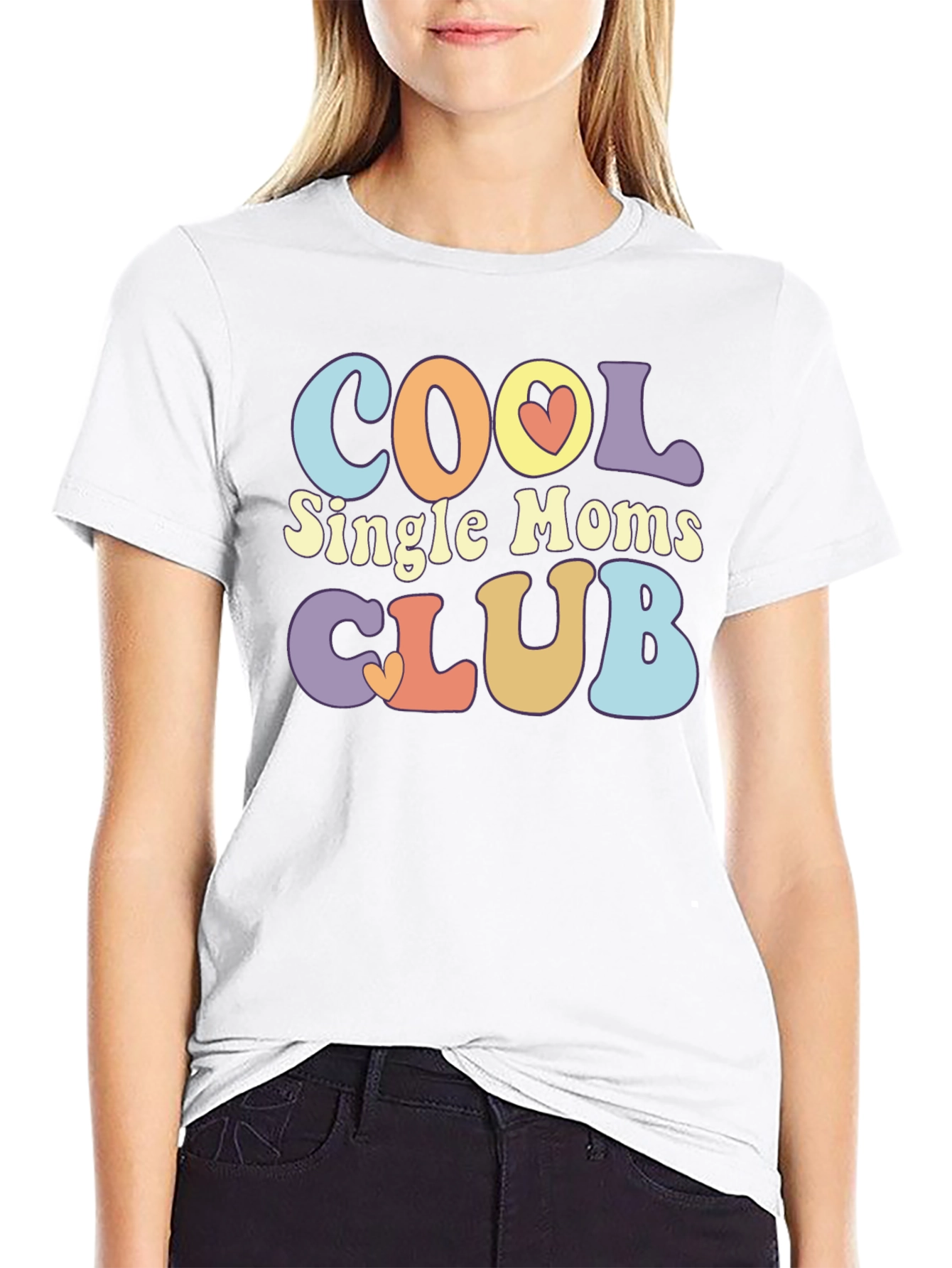 Cool Single Moms Club Graphic T-Shirt