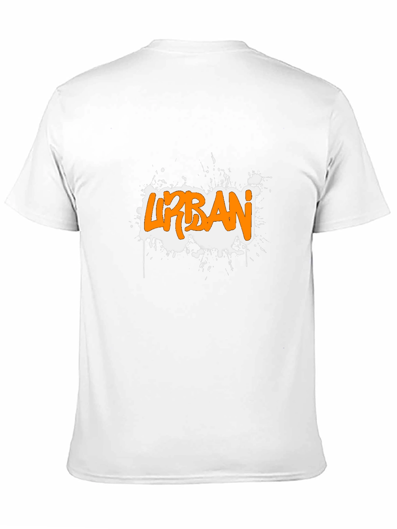 Urban Graffiti Style Black T-Shirt