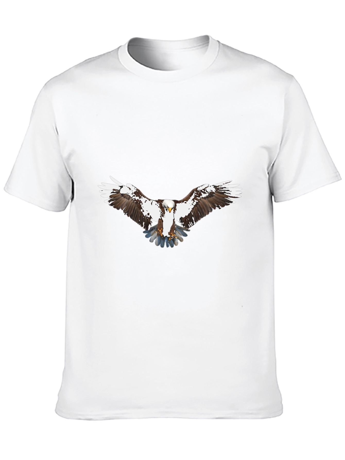 Eagle Graphic Tee - Mens Black Cotton T-Shirt