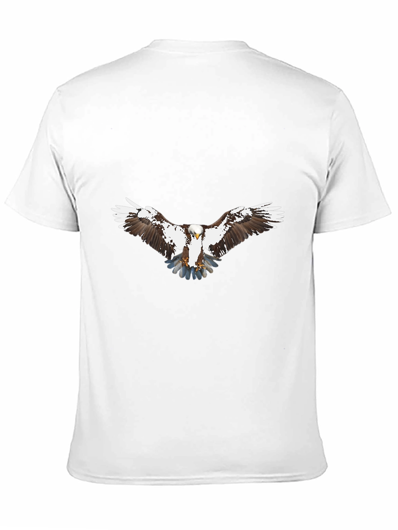 Eagle Graphic Tee - Mens Black Cotton T-Shirt