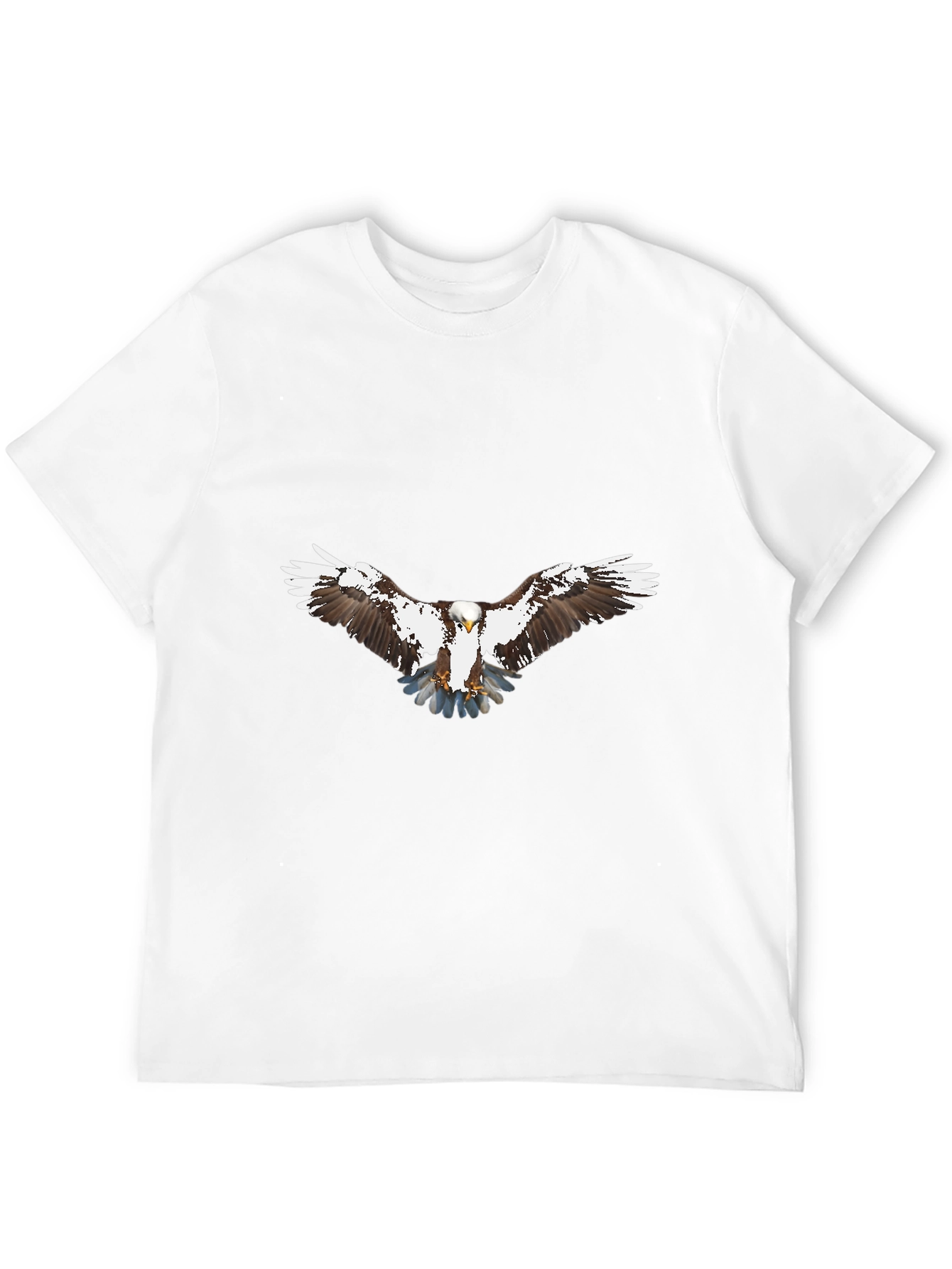 Eagle Graphic Tee - Mens Black Cotton T-Shirt