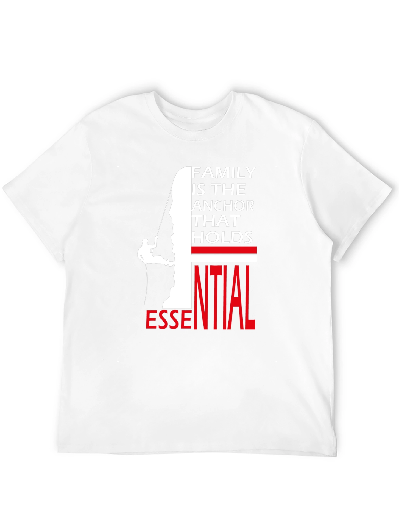 Family Anchor Essential T-Shirt - Rock Climbing Design