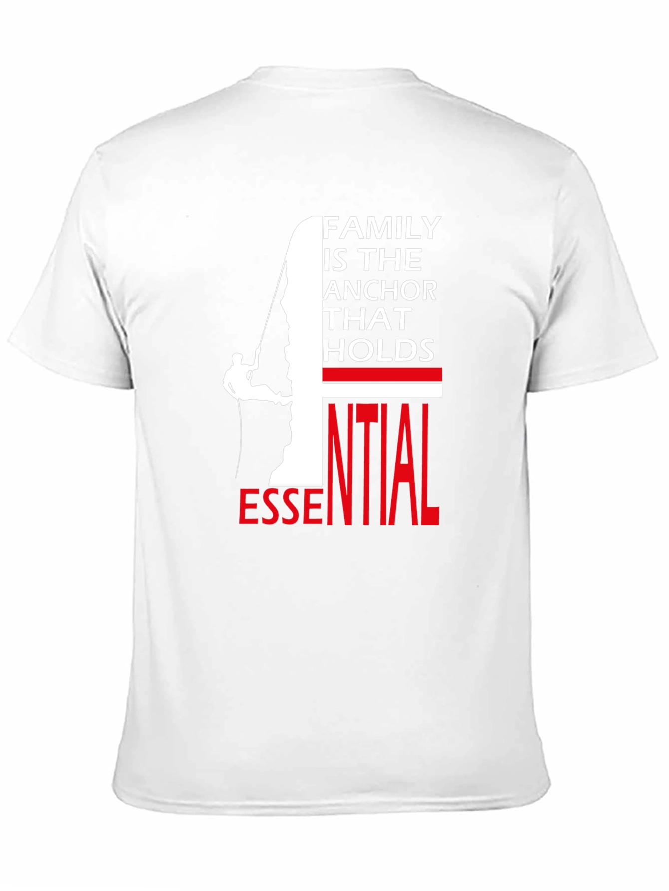Family Anchor Essential T-Shirt - Rock Climbing Design