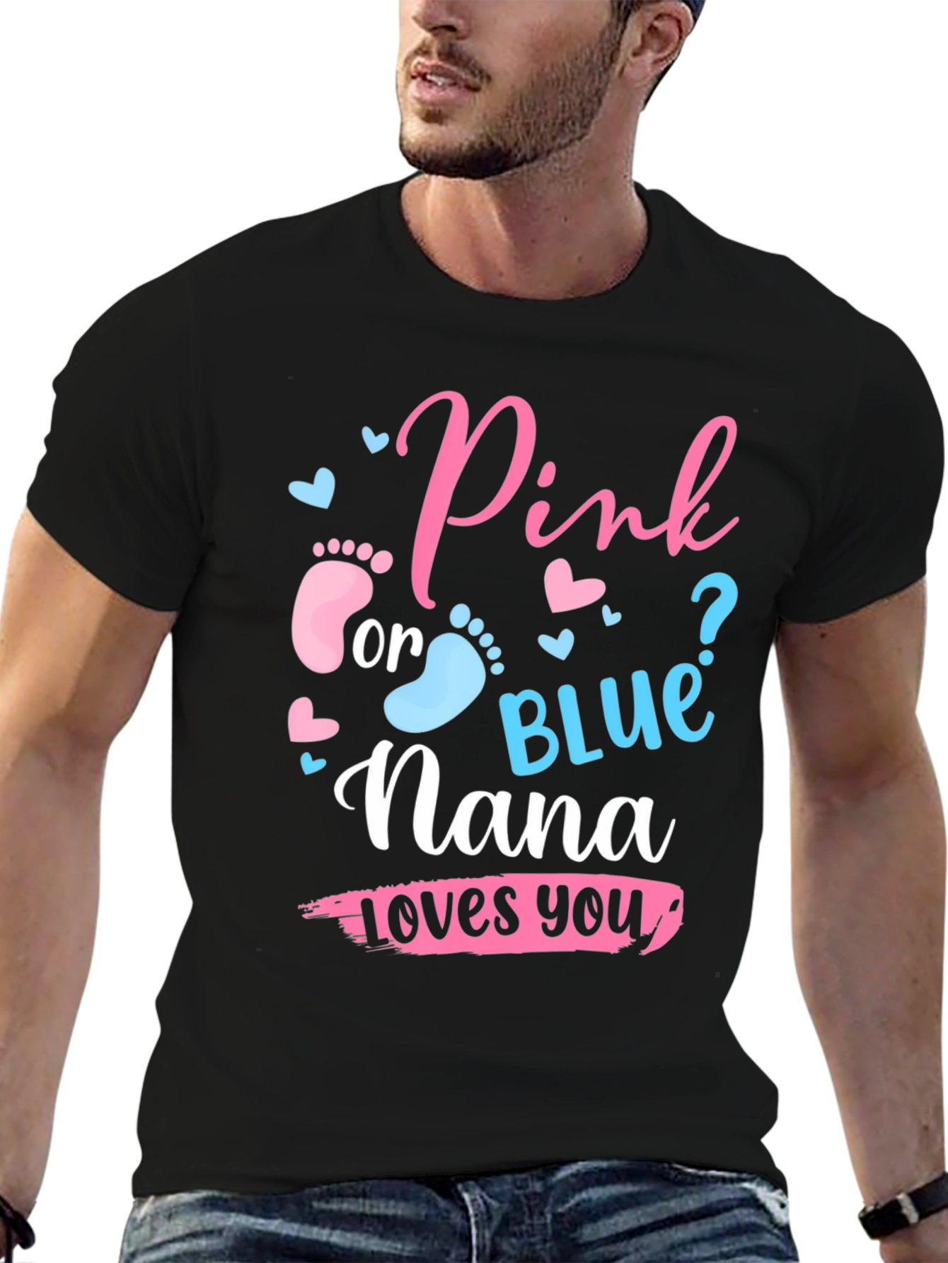 Pink or Blue Nana Loves You T-Shirt