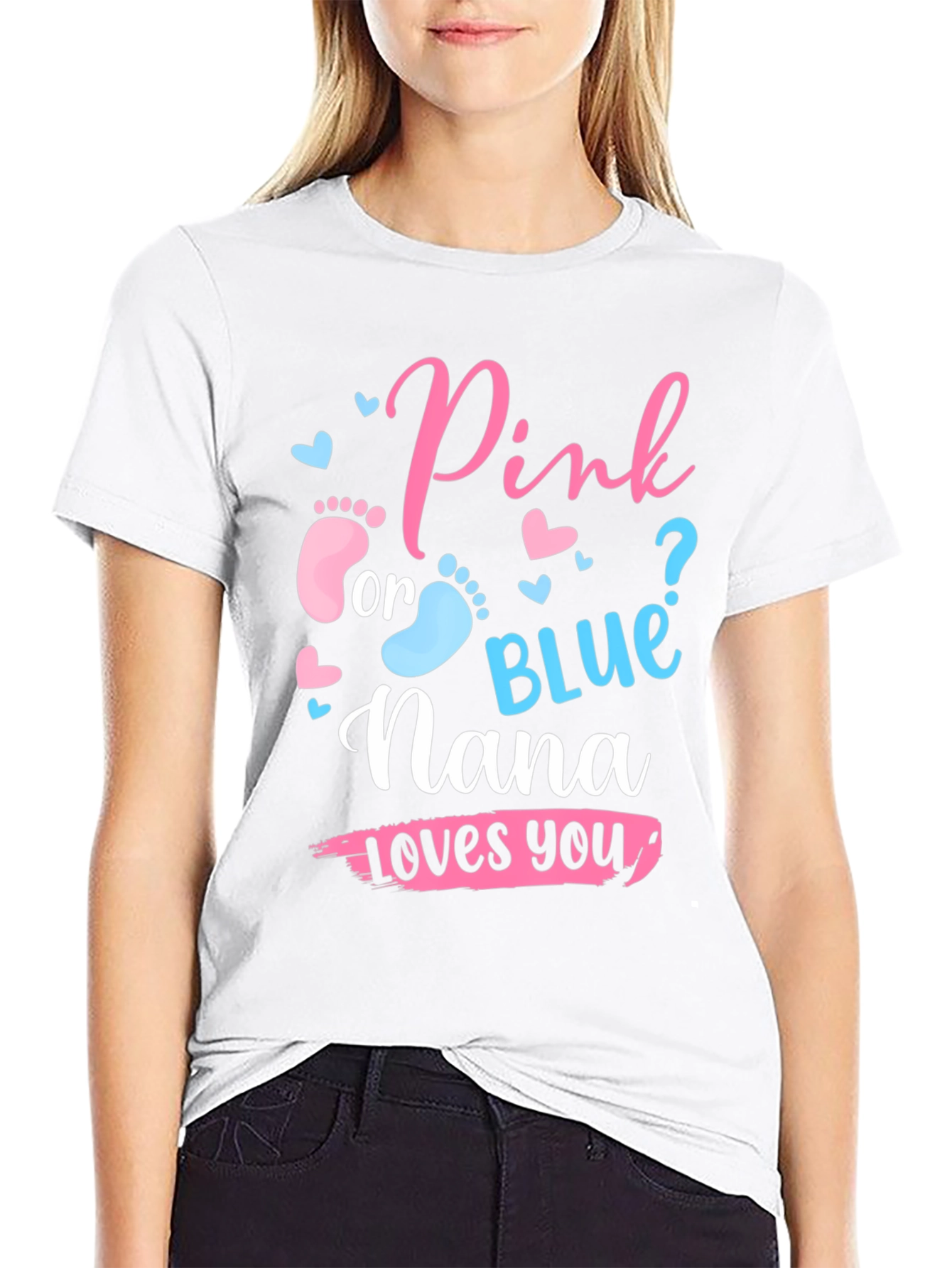 Pink or Blue Nana Loves You T-Shirt