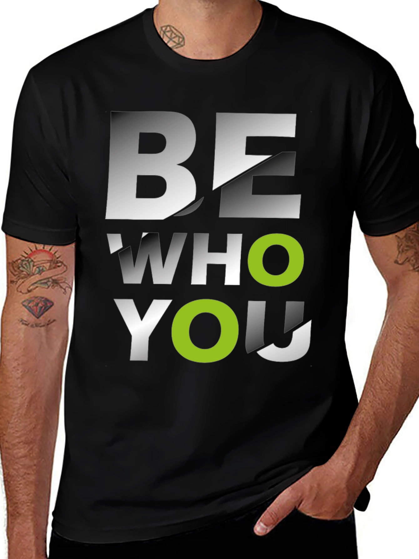 Be Who You Are Graphic Tee - Modern Style