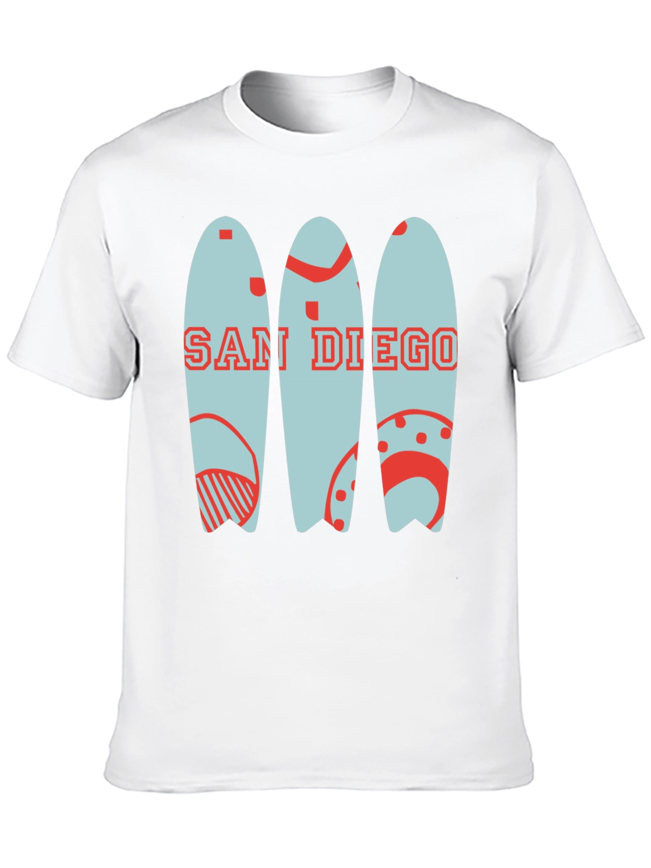 San Diego Surfboard Graphic Tee