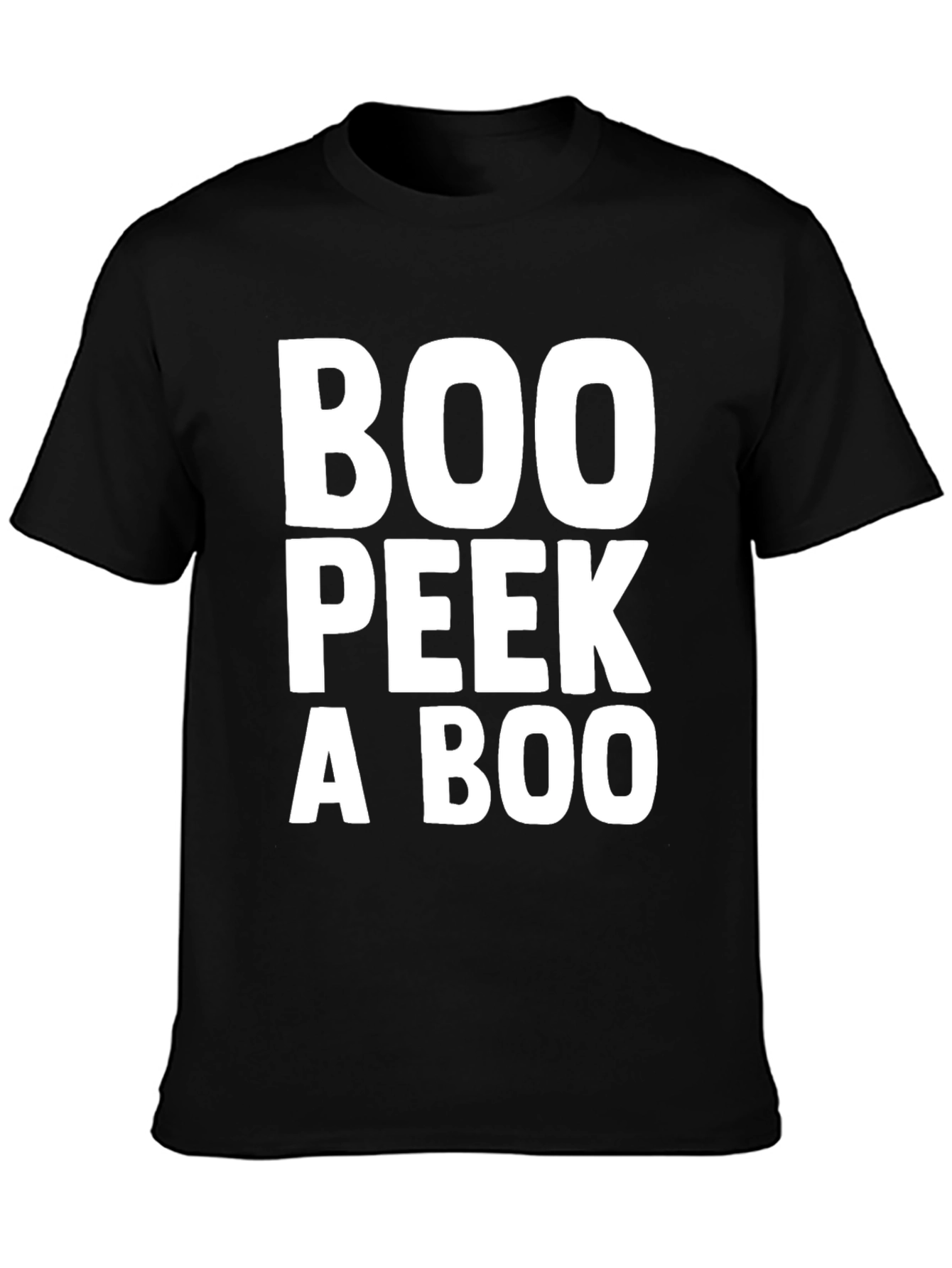 Boo Peek a Boo Funny Halloween T-Shirt