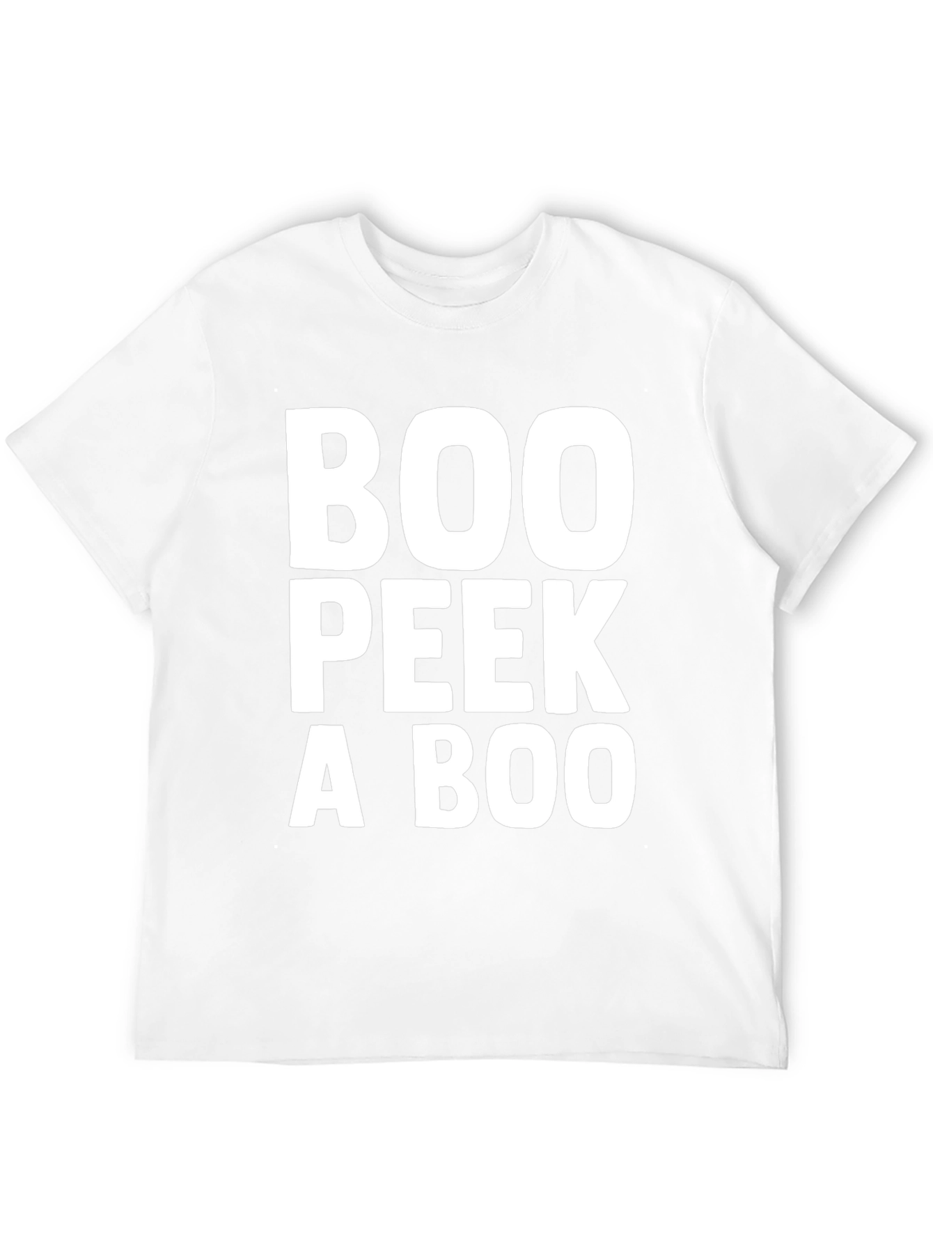 Boo Peek a Boo Funny Halloween T-Shirt