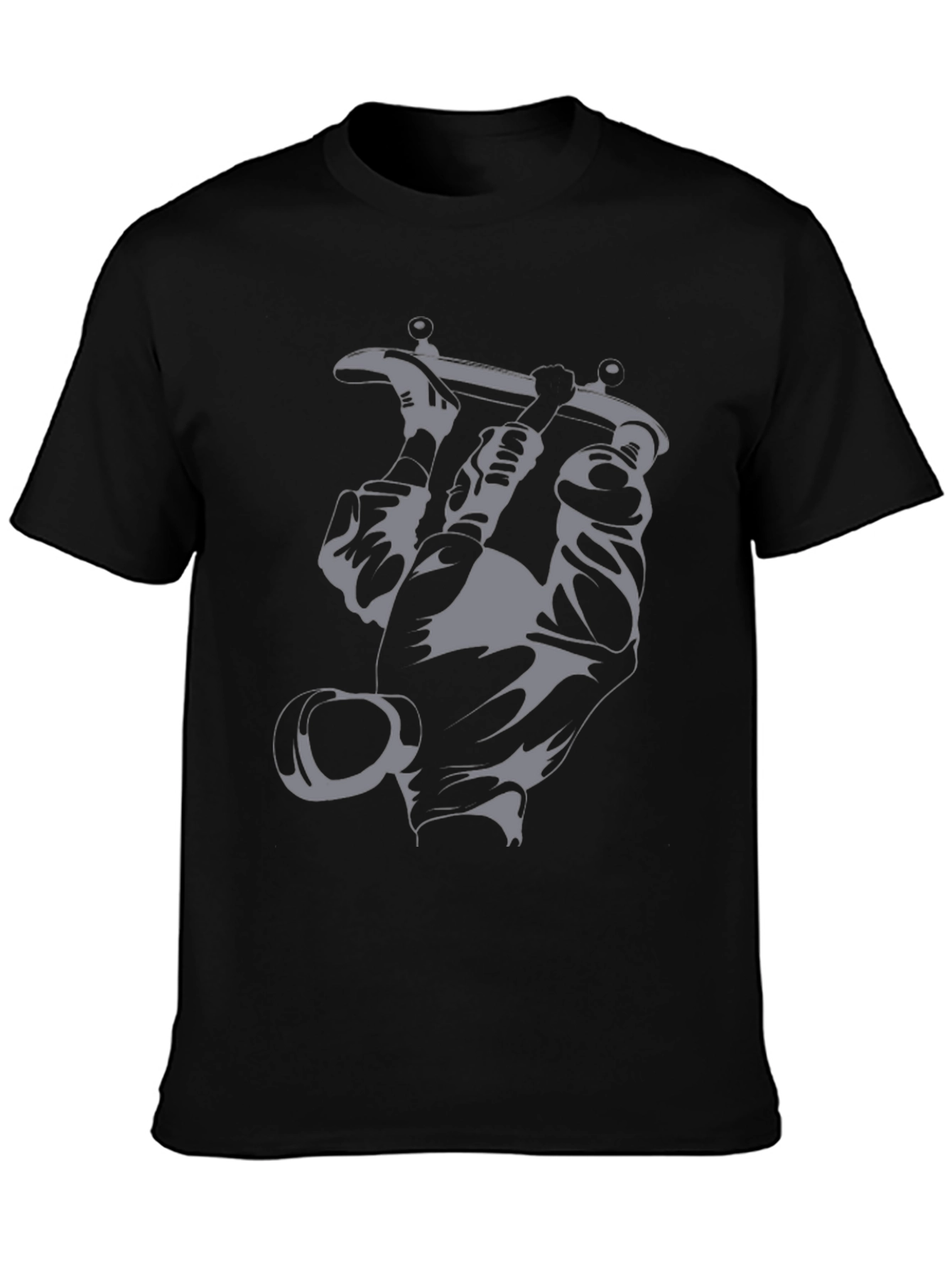 Skater Hand Graphic Tee - Black