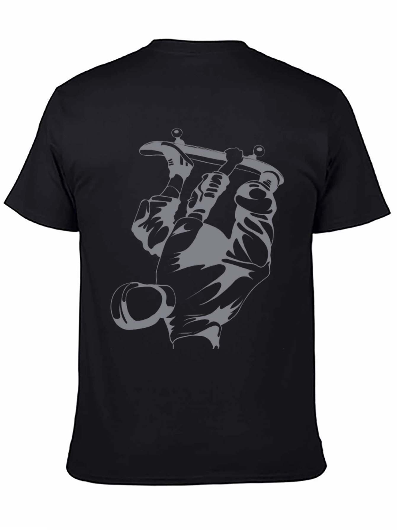Skater Hand Graphic Tee - Black