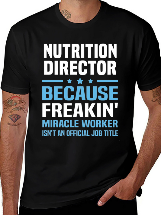Nutrition Director Funny Job Title T-Shirt