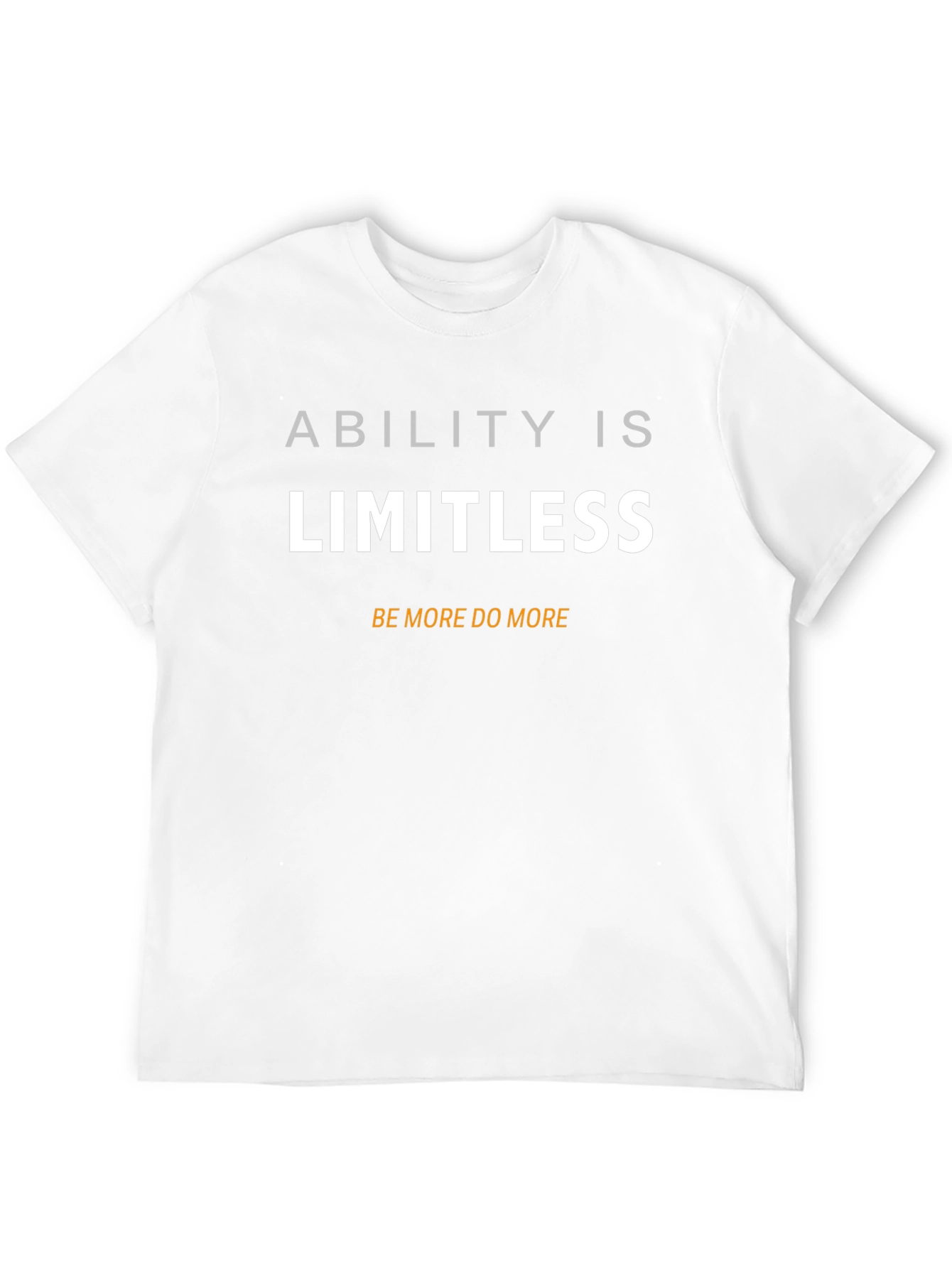 Limitless Black Graphic Tee - Motivational Mens Shirt