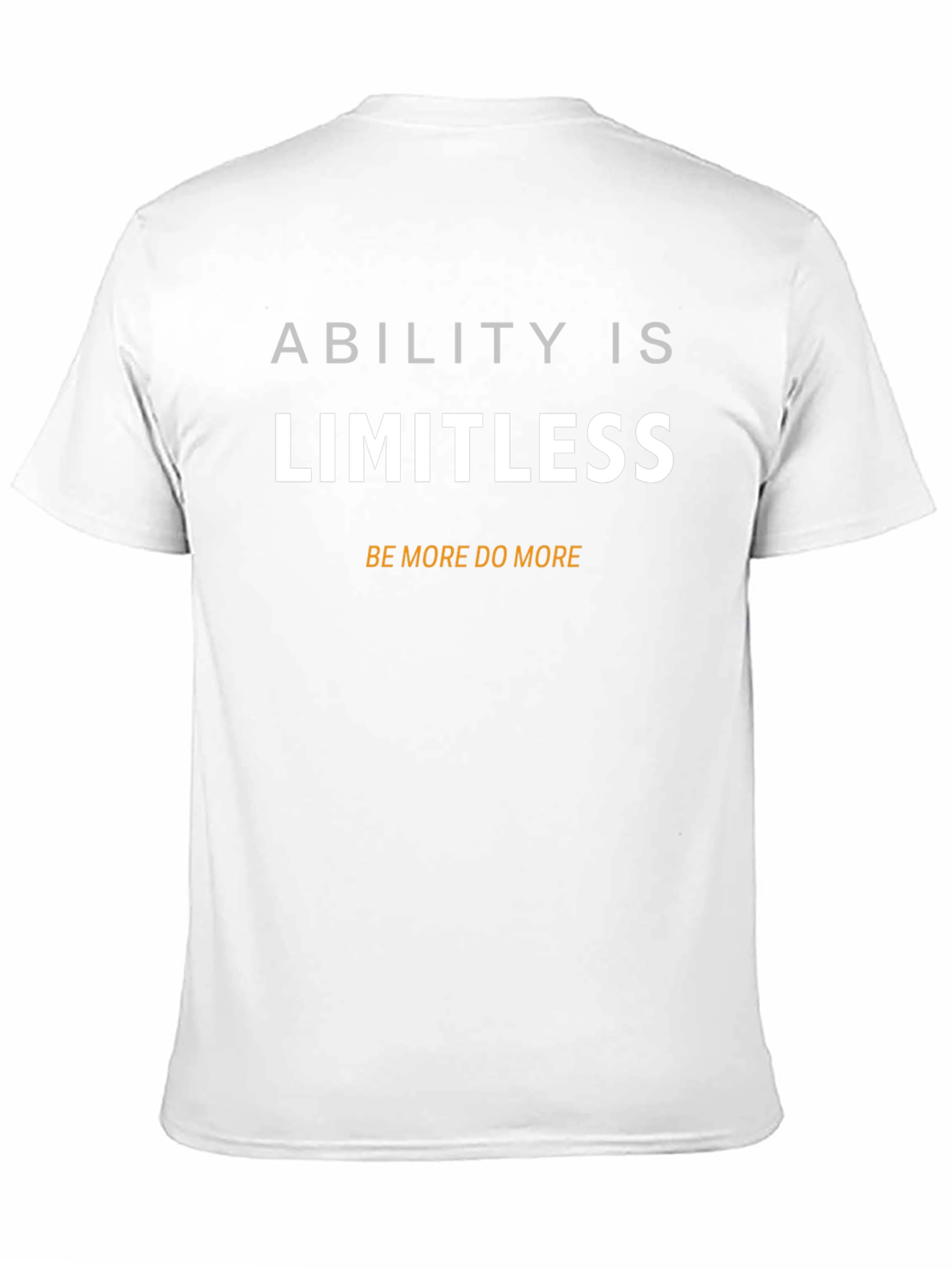 Limitless Black Graphic Tee - Motivational Mens Shirt