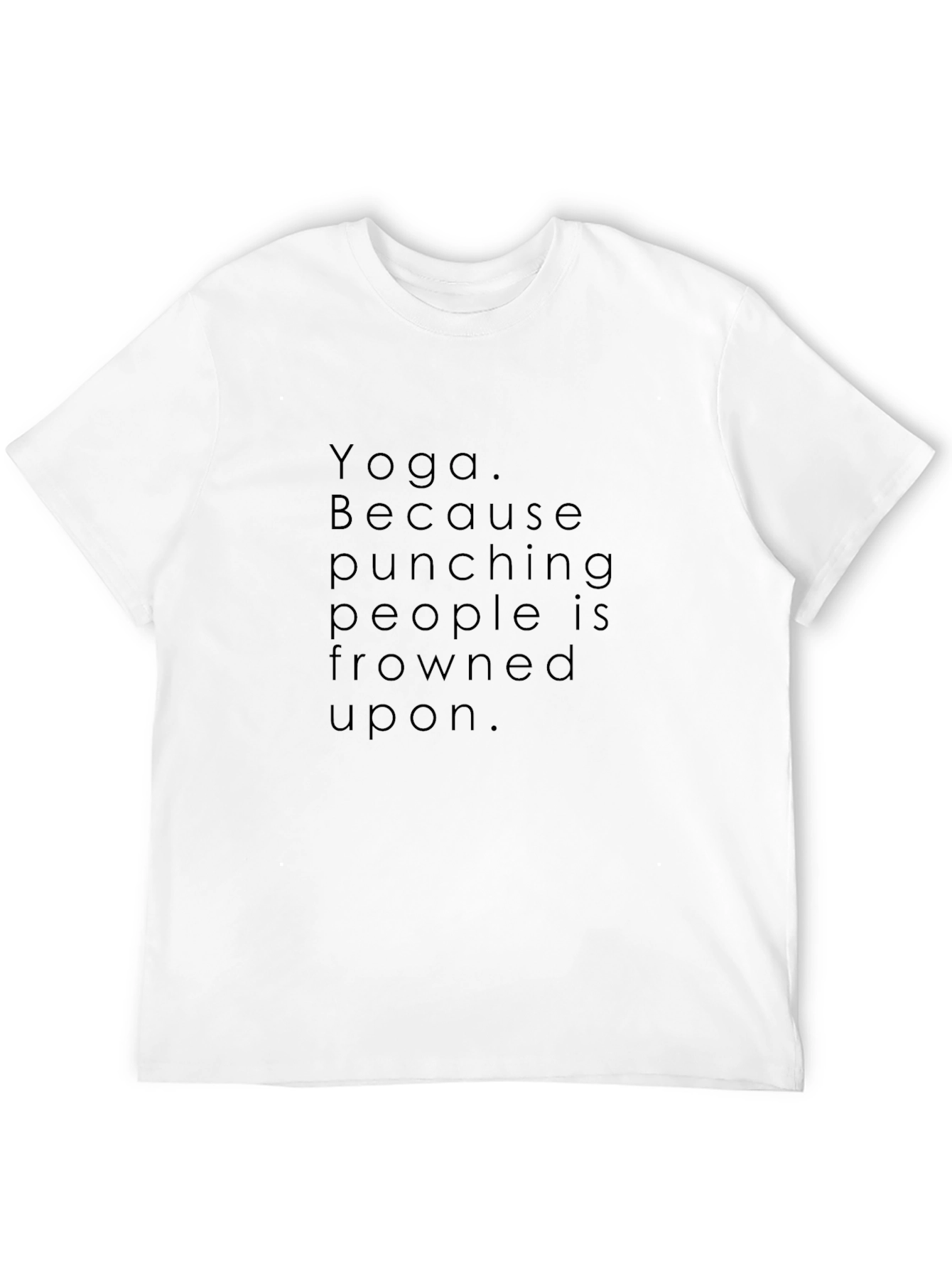 Yoga Punching Frowned Upon Tee