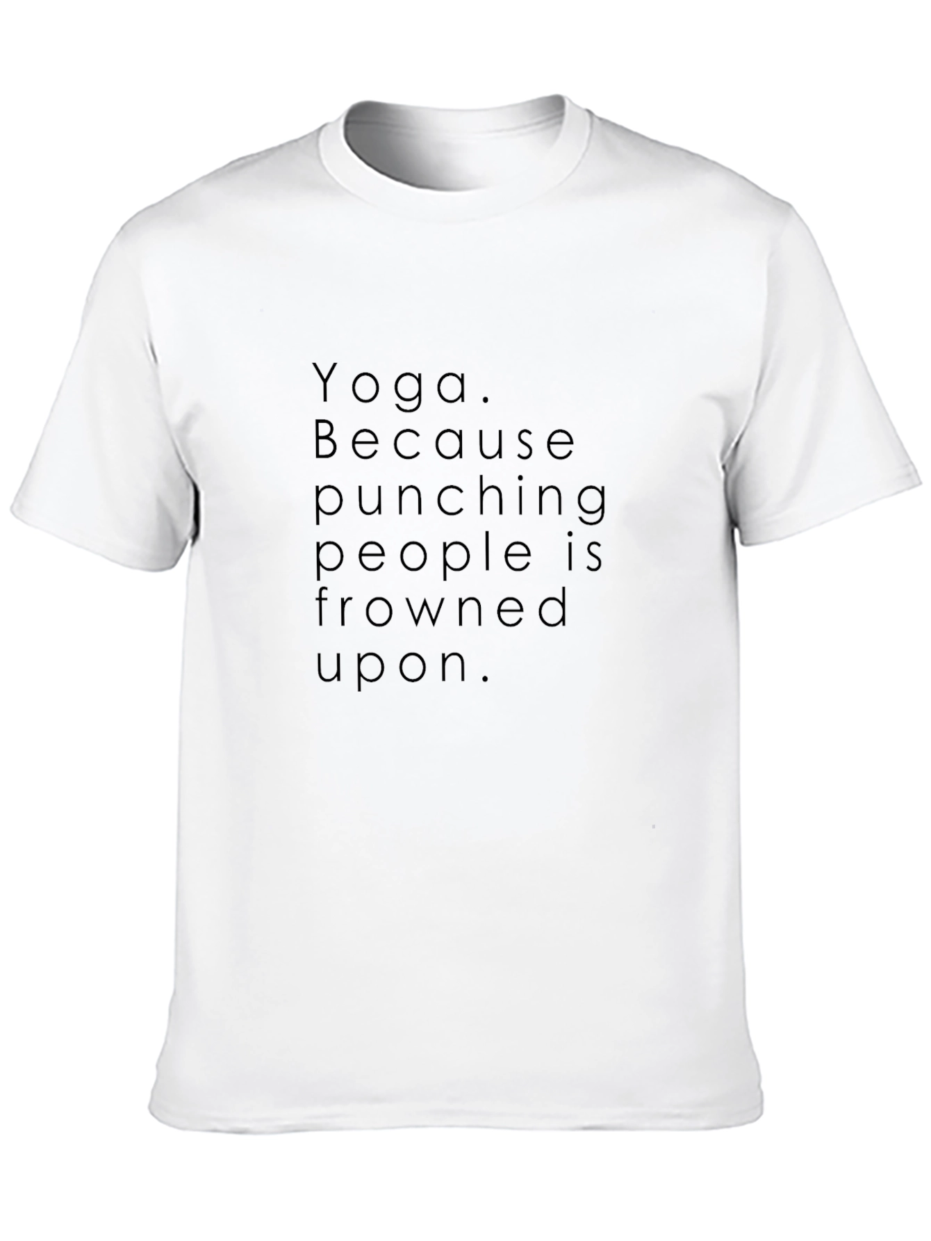 Yoga Punching Frowned Upon Tee