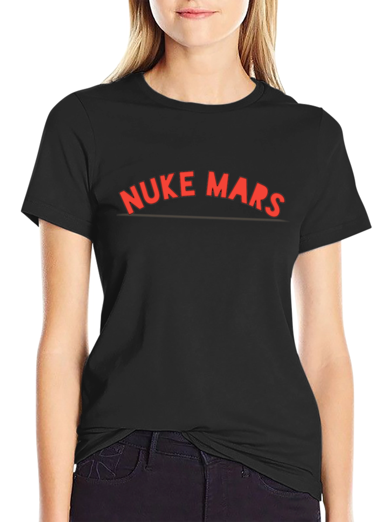 Nuke Mars Graphic Tee - Bold Statement T-Shirt