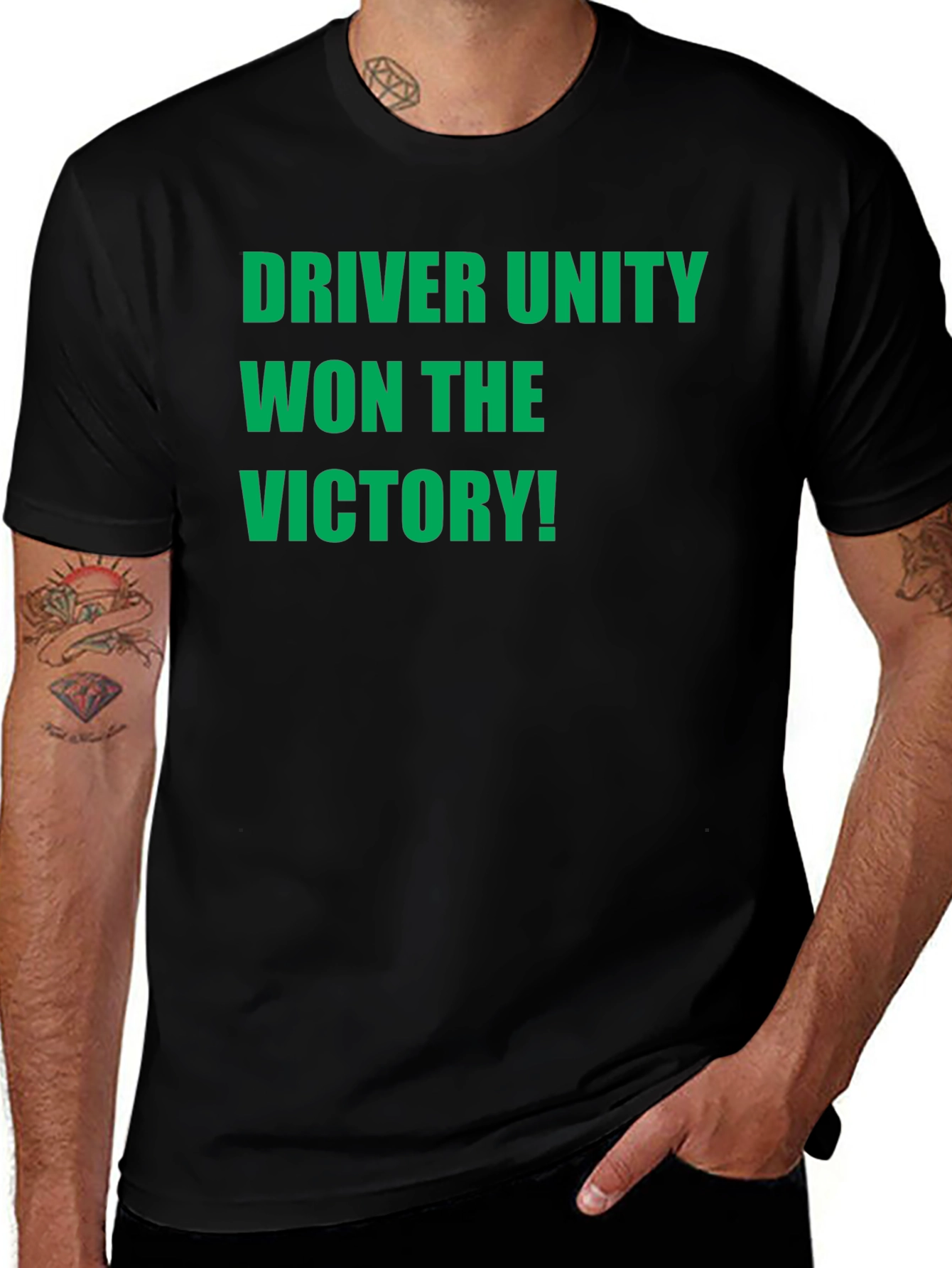 Driver Unity Victory T-Shirt - Green Print