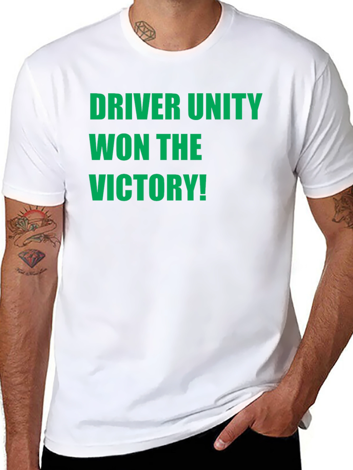 Driver Unity Victory T-Shirt - Green Print