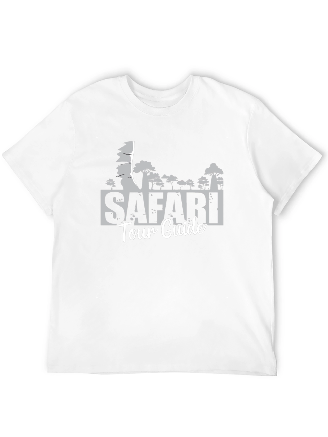 Safari Tour Guide Black T-Shirt