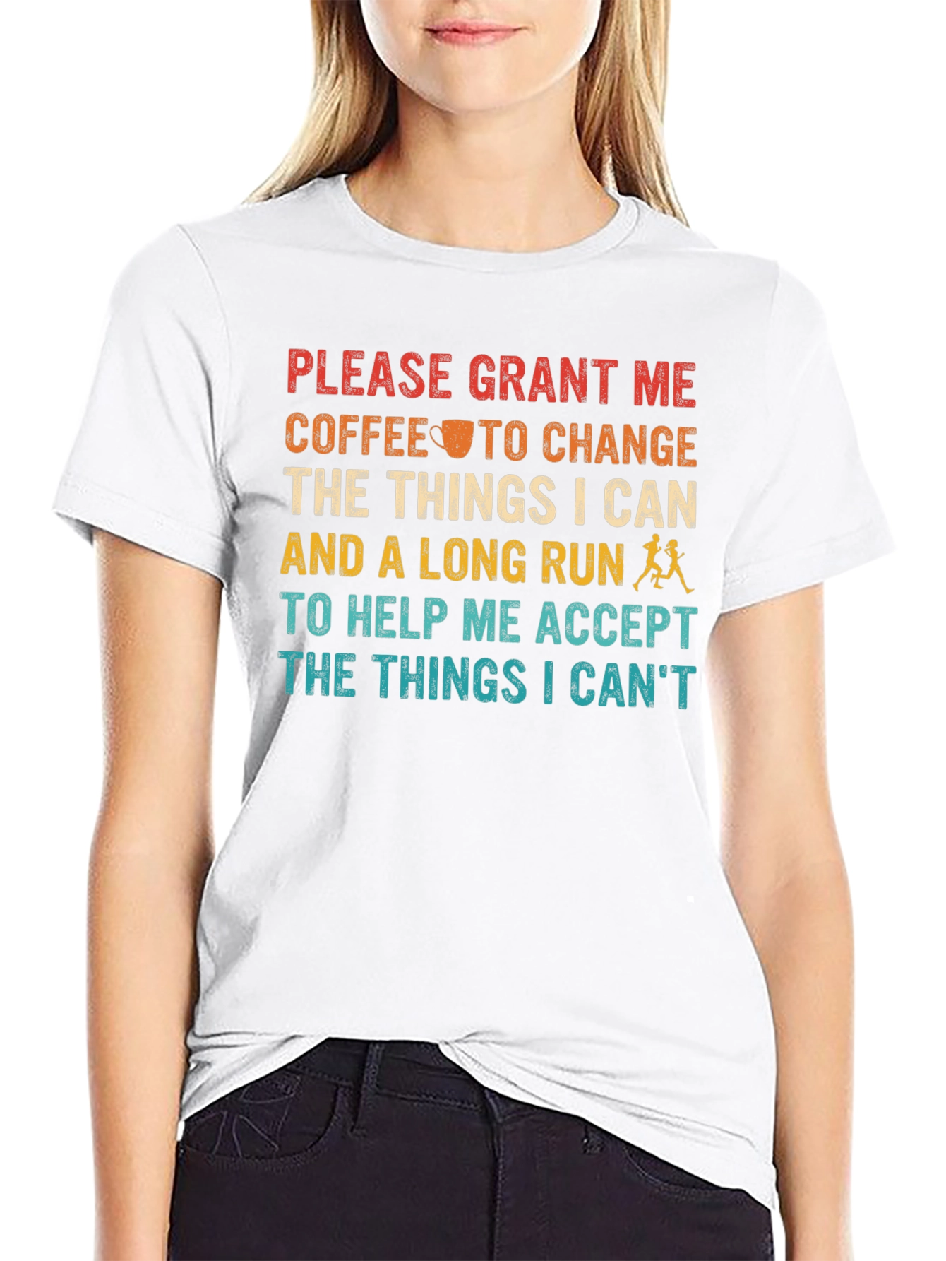 Coffee and Running T-Shirt - Motivational Tee