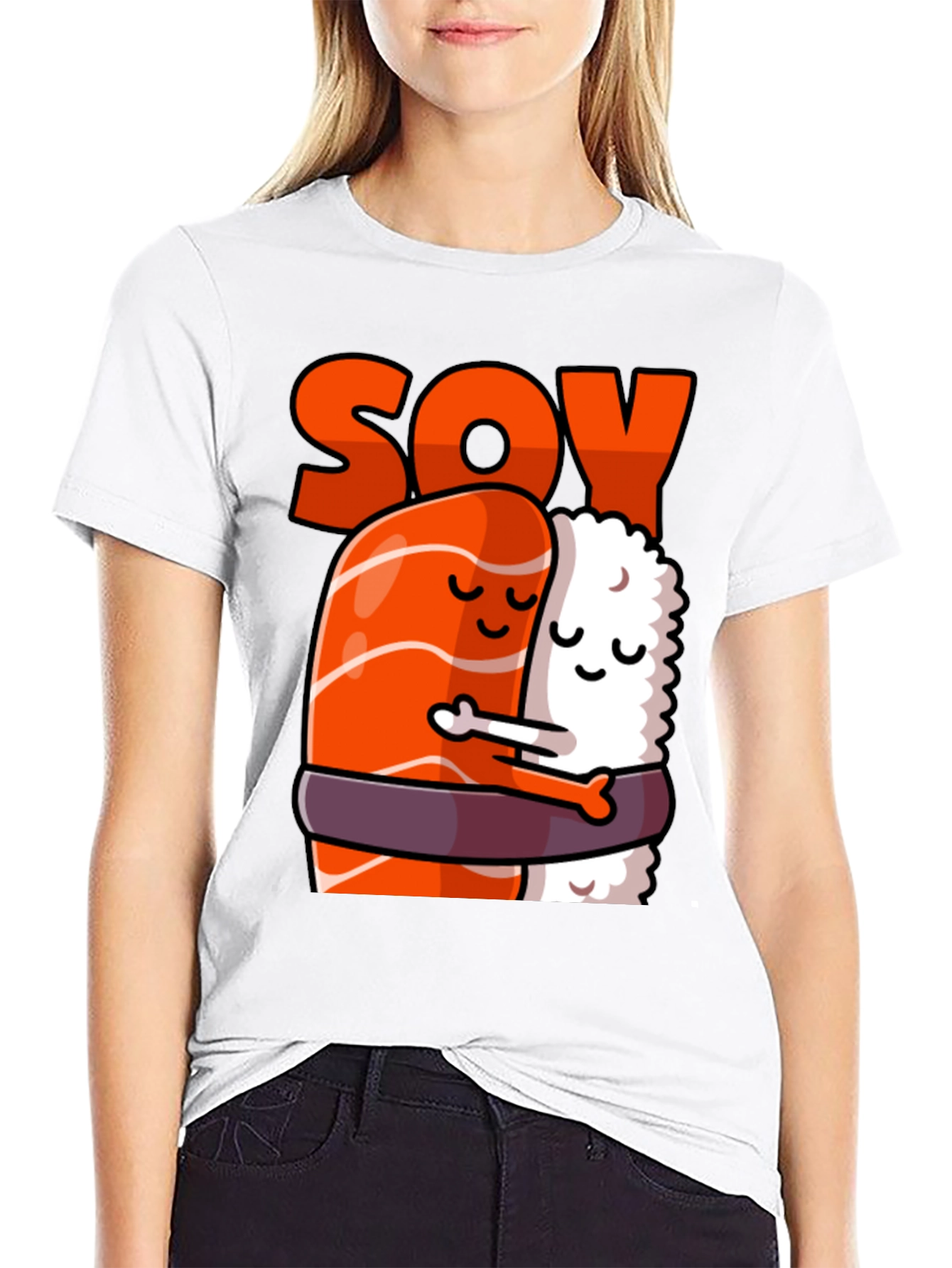 Sushi Soy Cute Couple Graphic T-Shirt