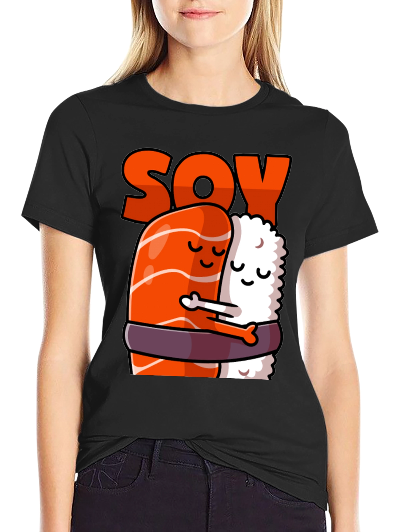 Sushi Soy Cute Couple Graphic T-Shirt