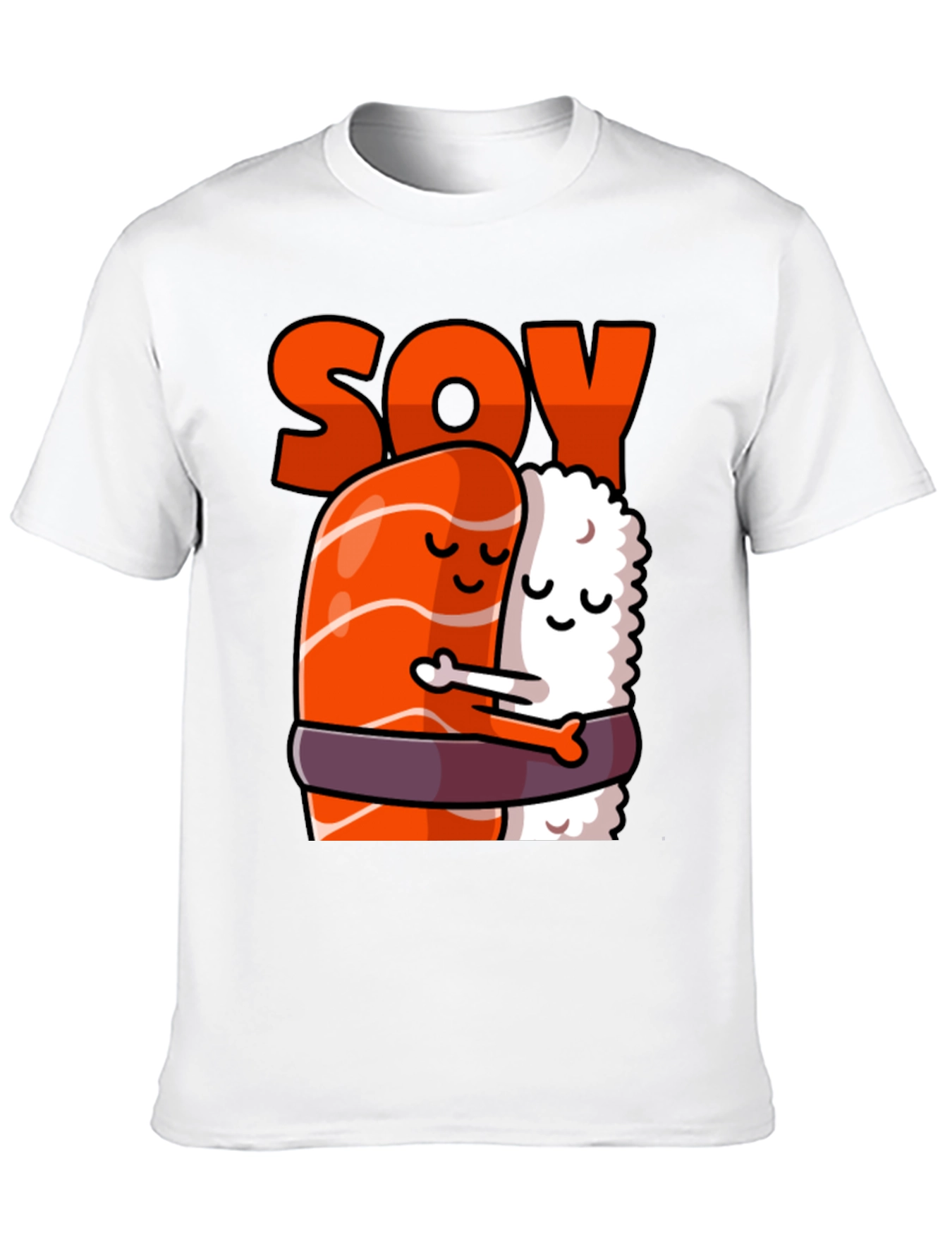 Sushi Soy Cute Couple Graphic T-Shirt