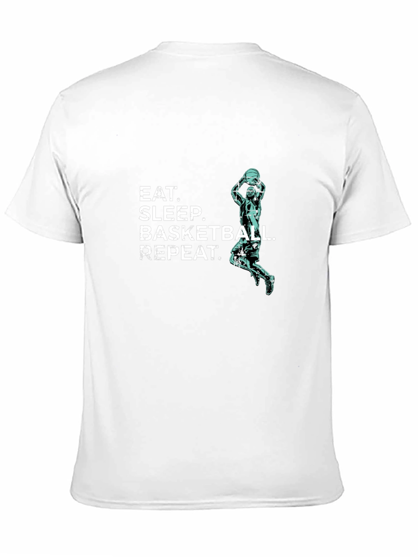 Eat Sleep Basketball Repeat T-Shirt - Black