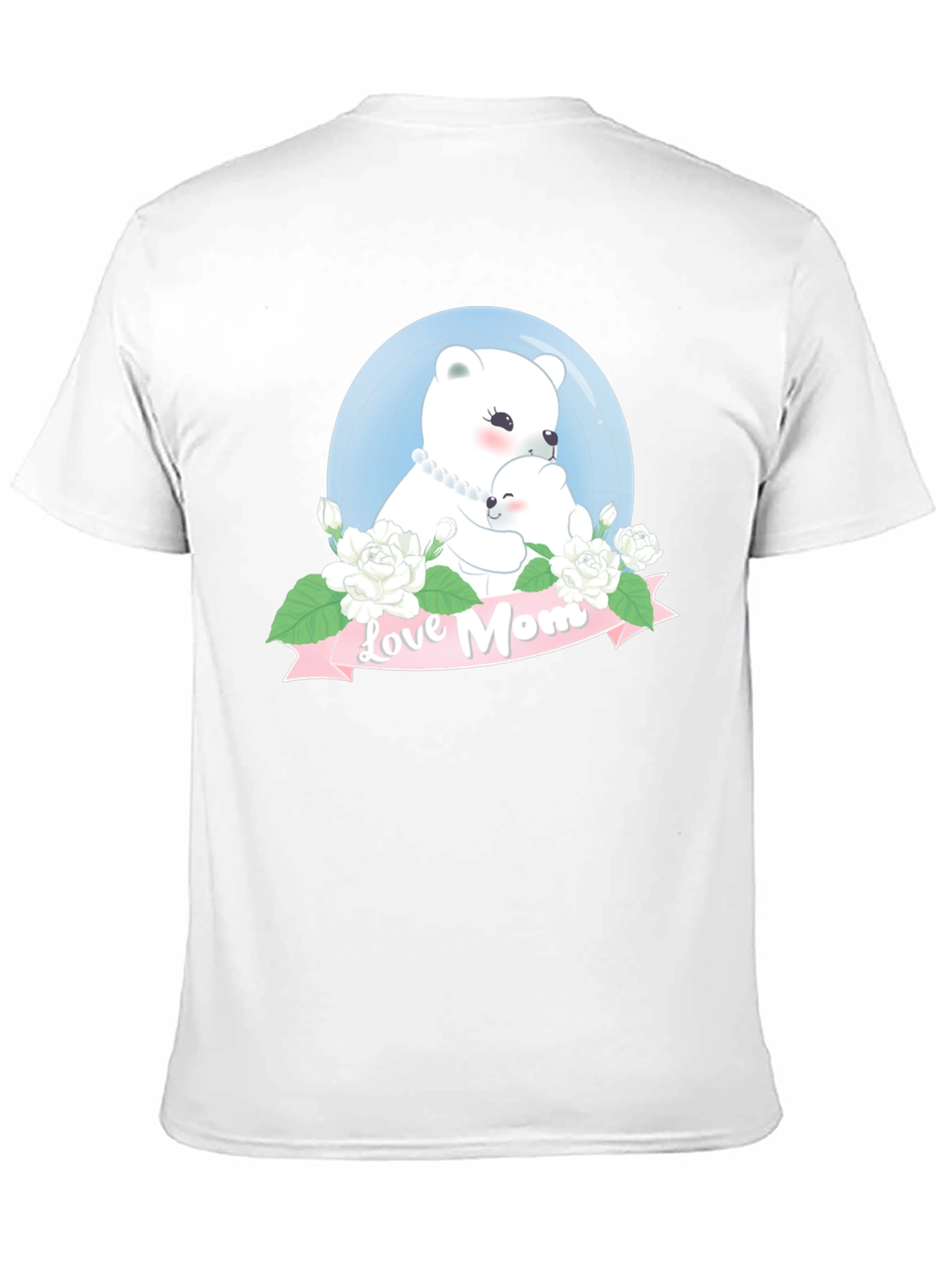 Love Mom Bear Graphic T-Shirt