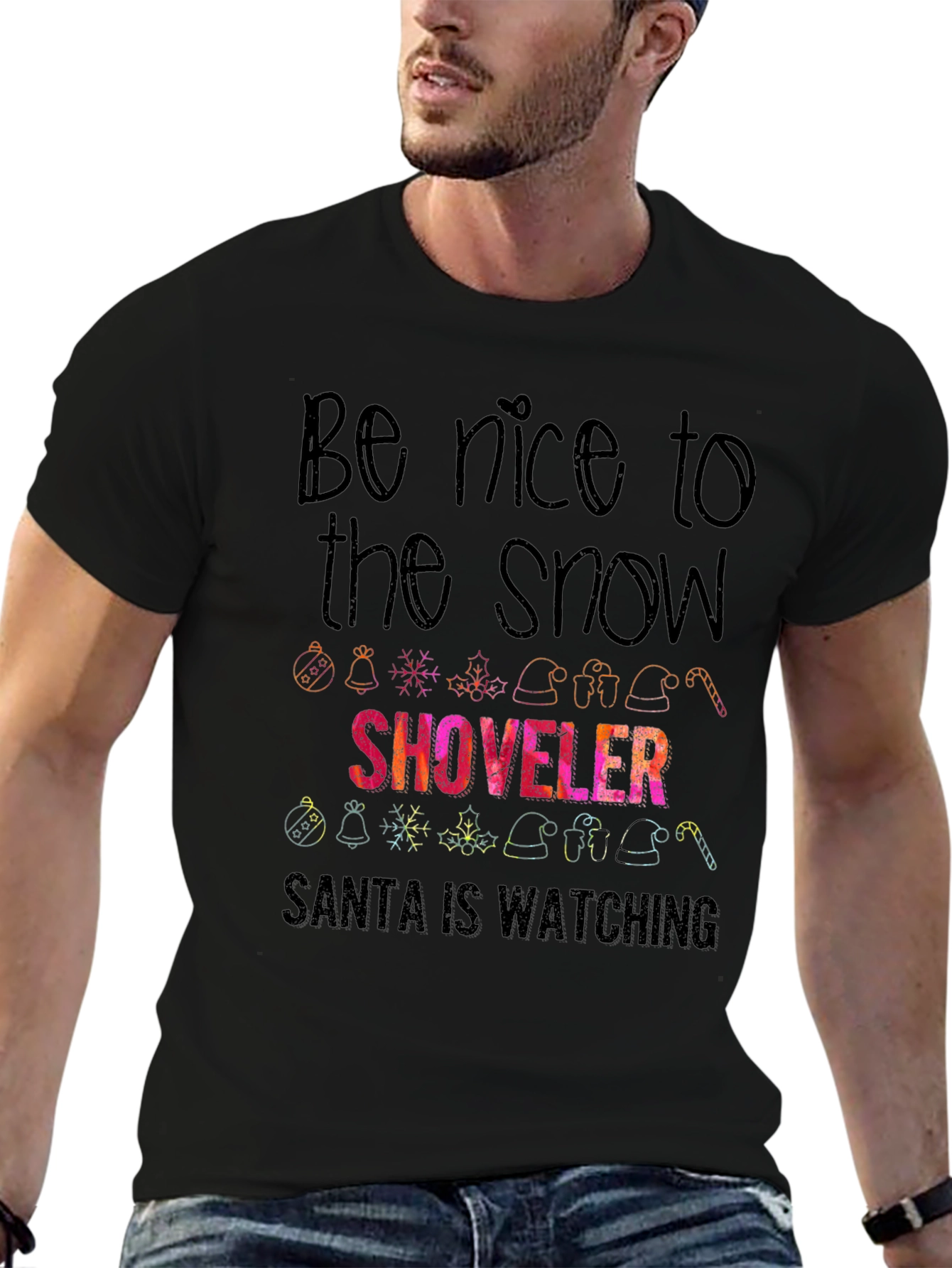 Snow Shoveler Christmas T-Shirt